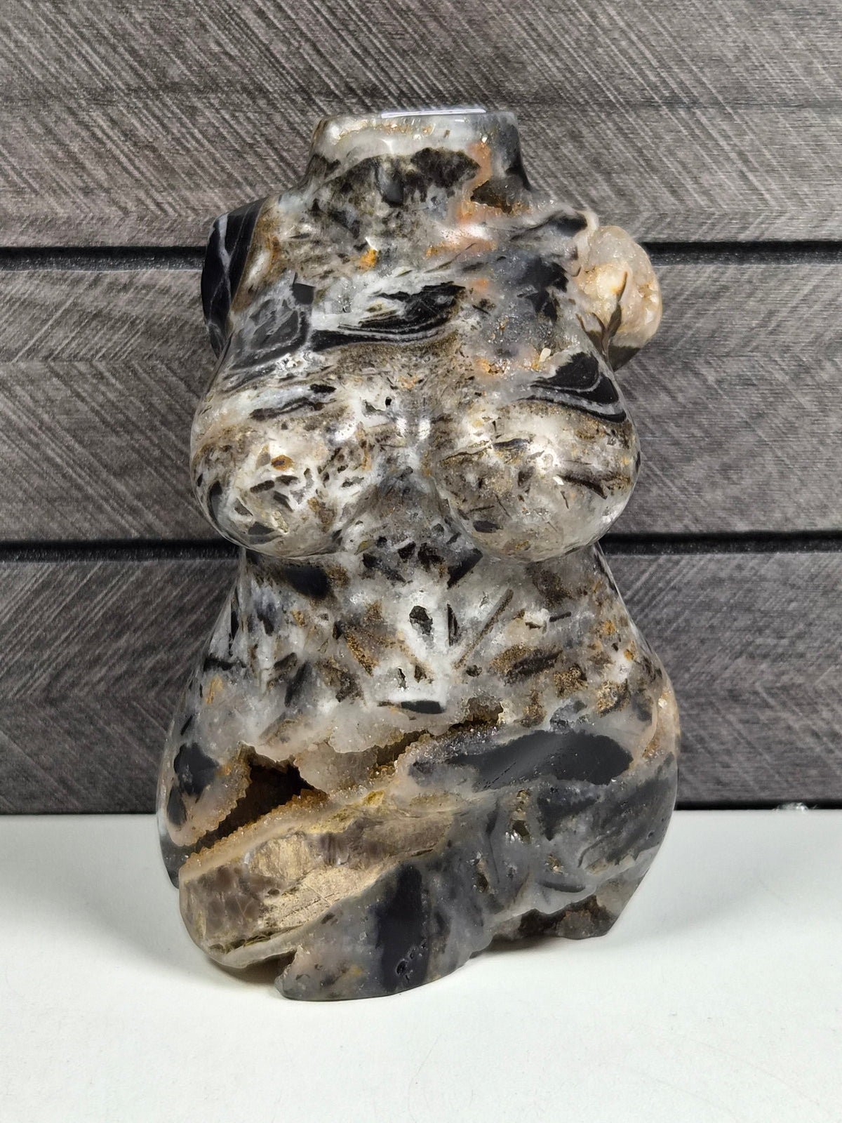 Chalcedoon mix Curvy Lady 506 gram
