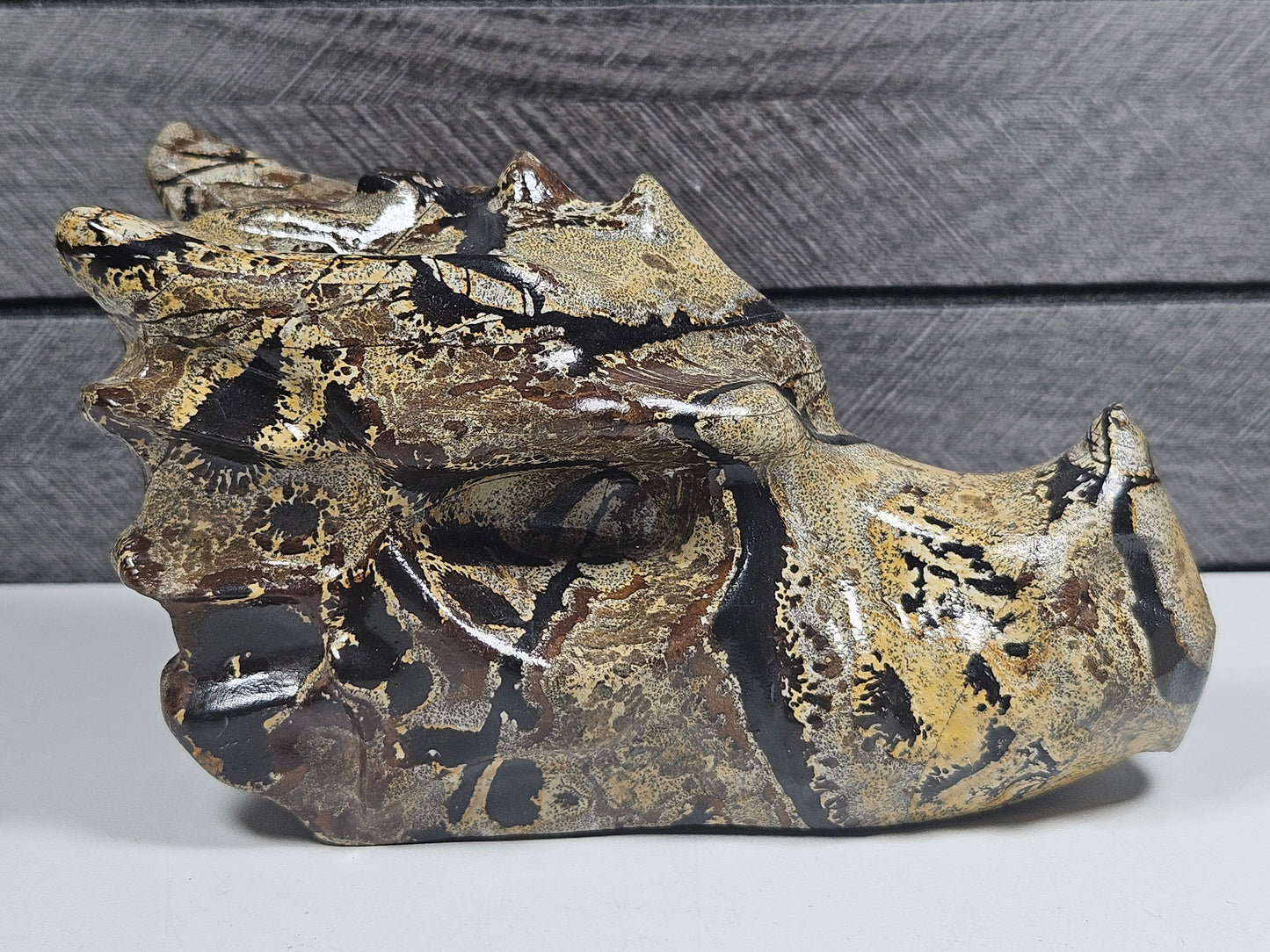 Landschap Jaspis Drakenkop 640 gram