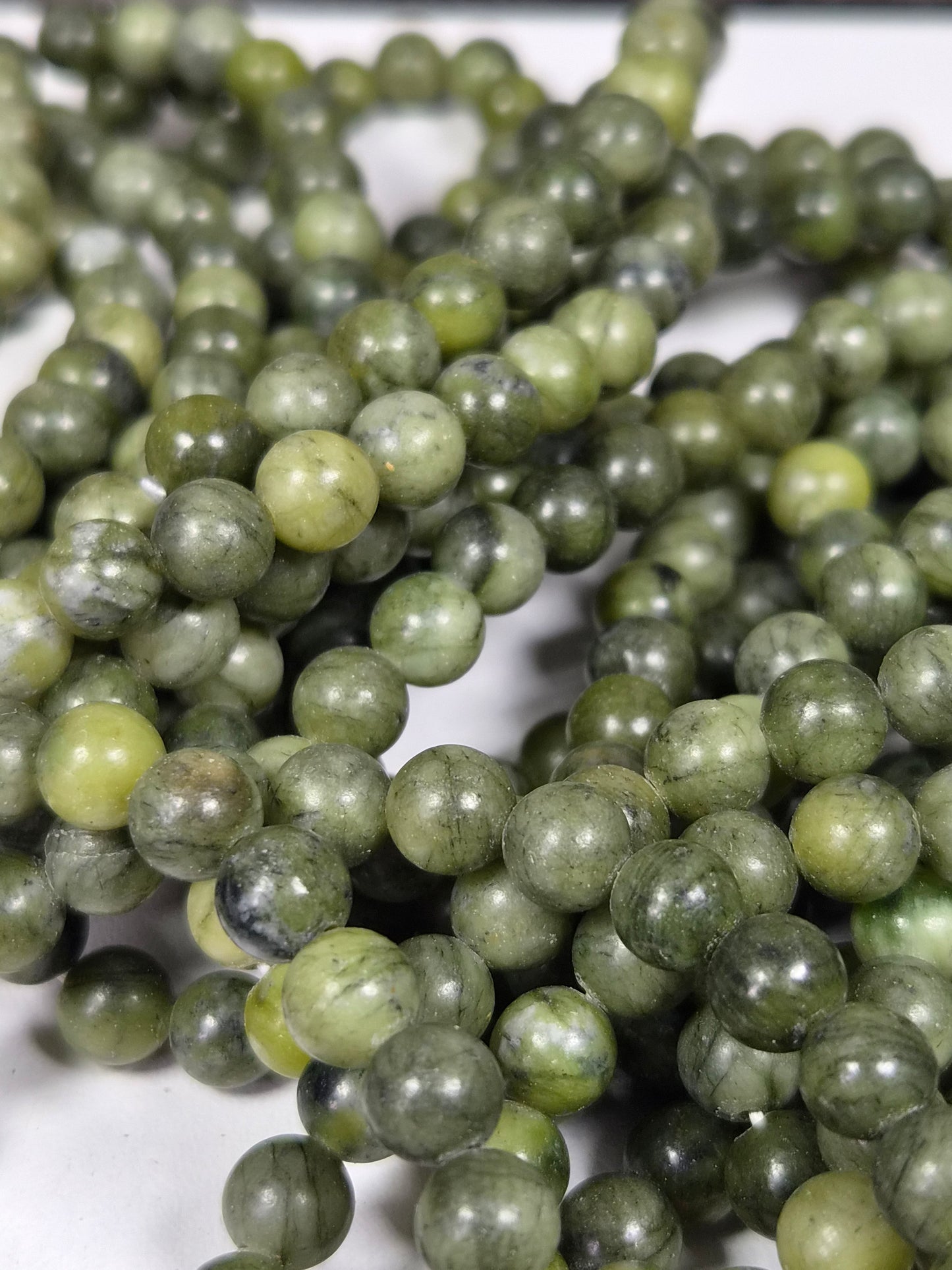 Groene Jade armband 6mm