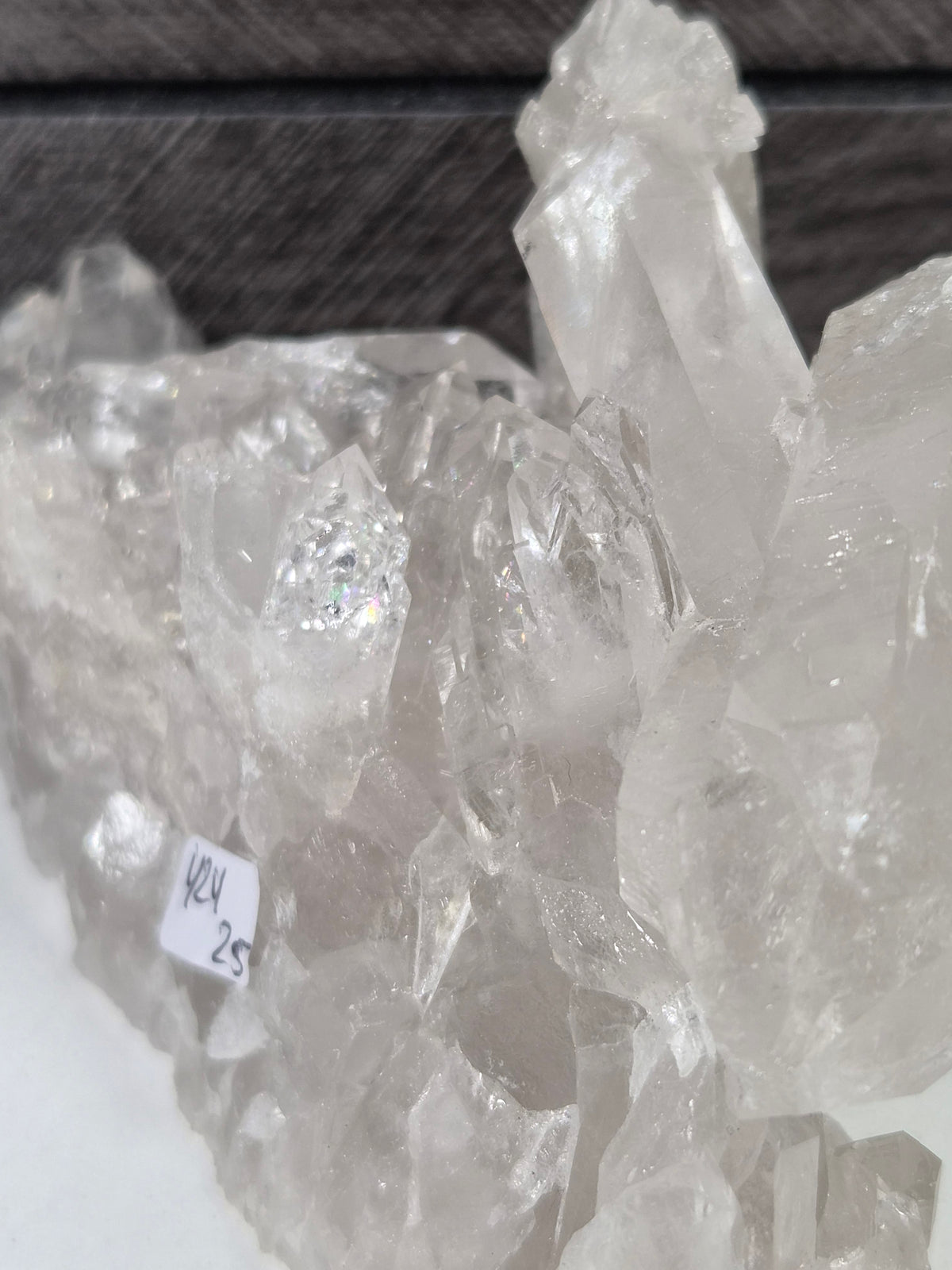 Bergkristal ruw cluster 424 gram