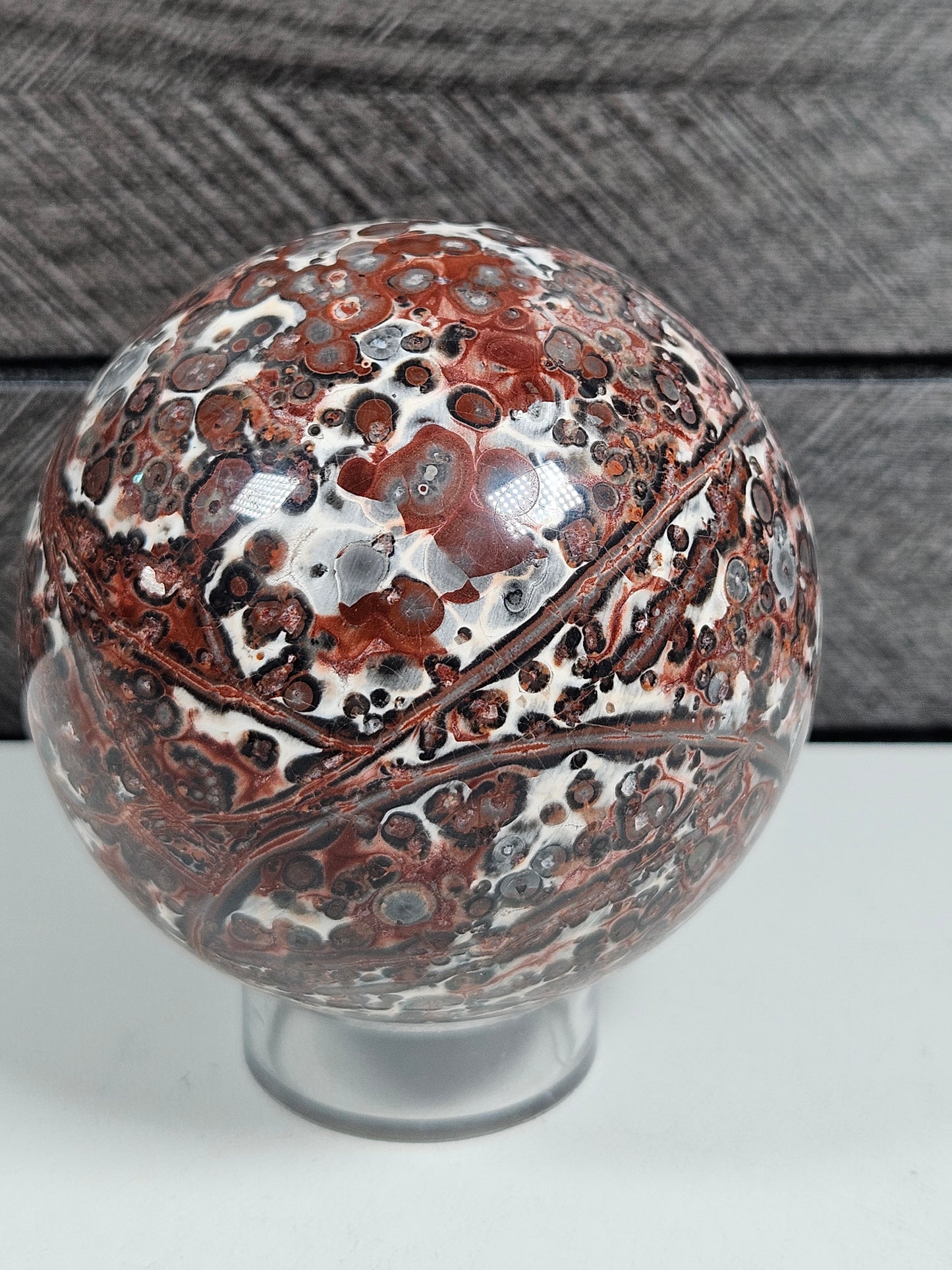 Luipaard Jaspis bol 360 gram