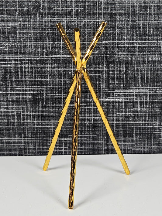 Bolhouder Driepoot goud L