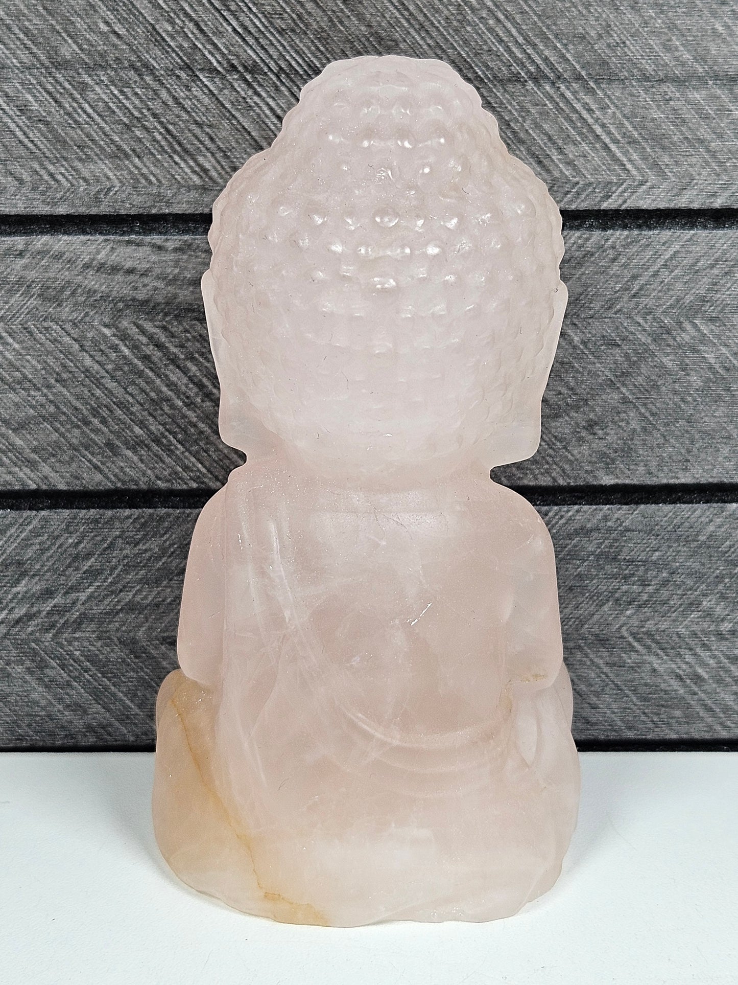 Rozenkwarts Buddha 440 gram