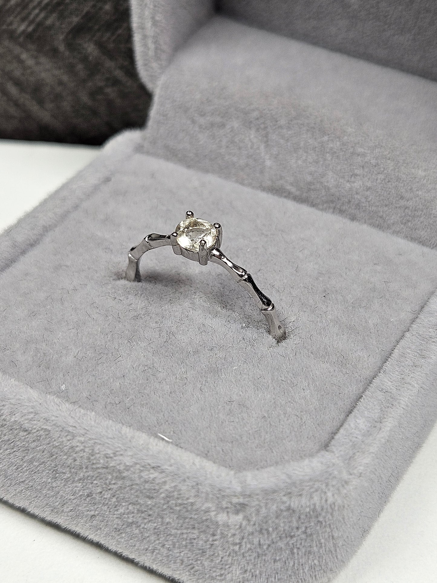 Bergkristal s925(zilver) verstelbare ring nr39