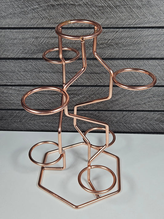 7 bollenhouder rosegoud