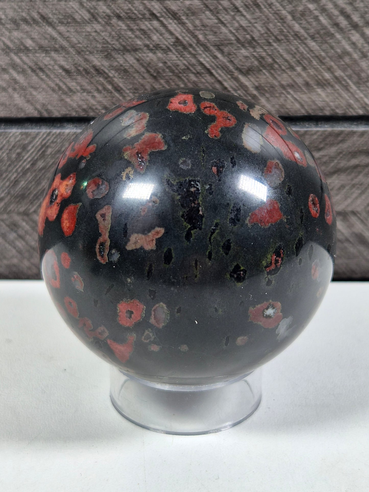 Pruimenbloesem Jaspis bol 290 gram
