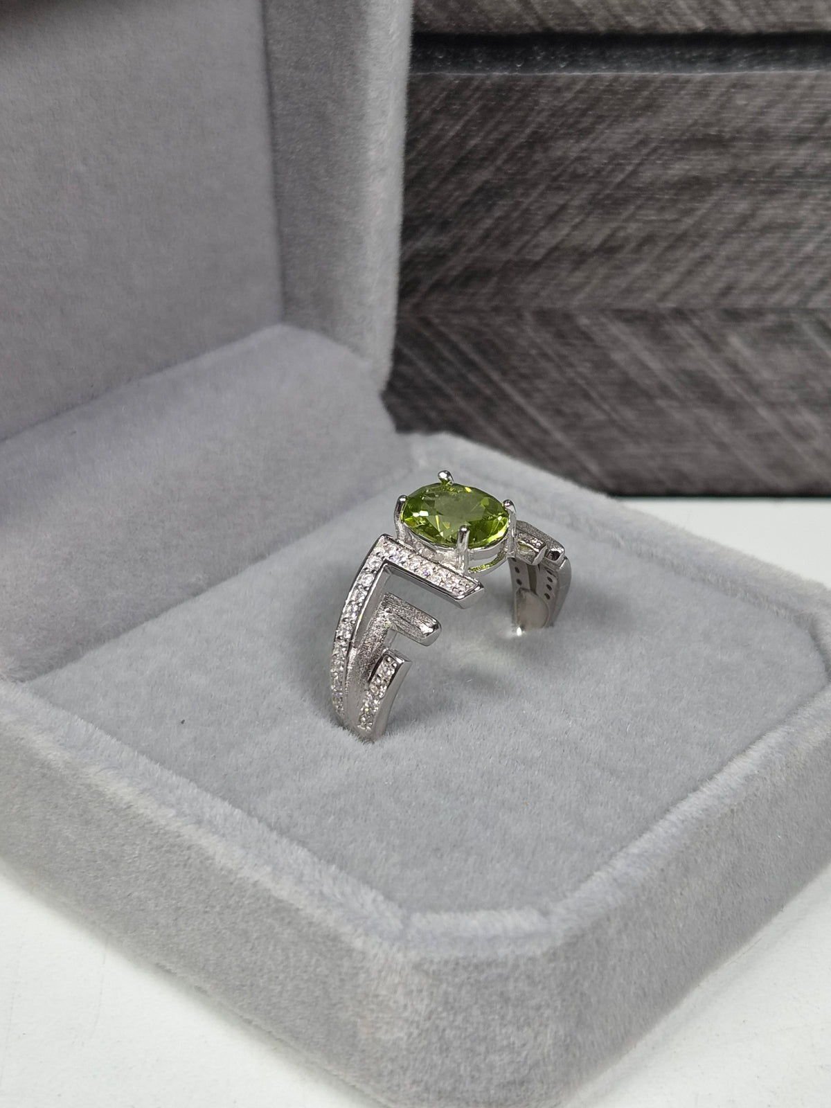 Perdioot s925 (zilver) verstelbare ring nr82