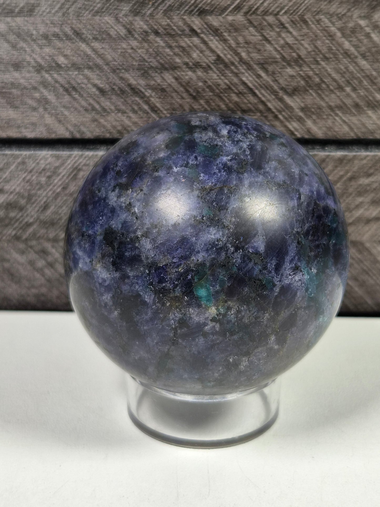 Cordieriet/Blauwe Apatiet bol 232 gram