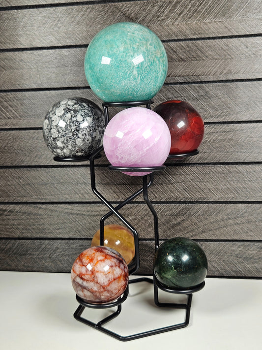 7 bollenhouder zwart