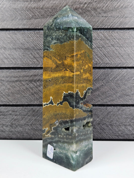 Oceaan jaspis toren 428 gram