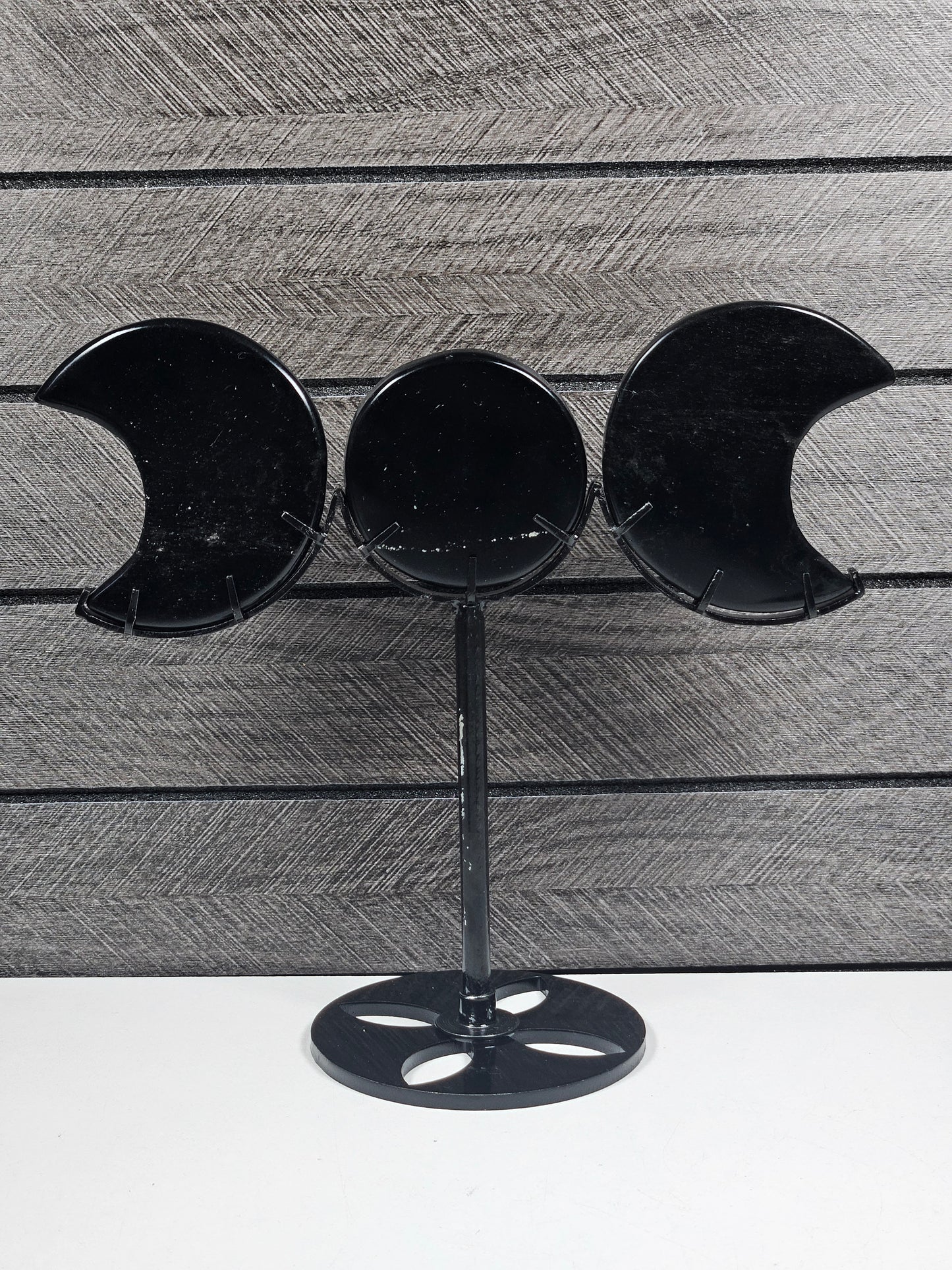 Obsidiaan Triple Moon op standaard nr17
