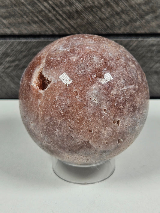 Roze amethist bol 288 gram