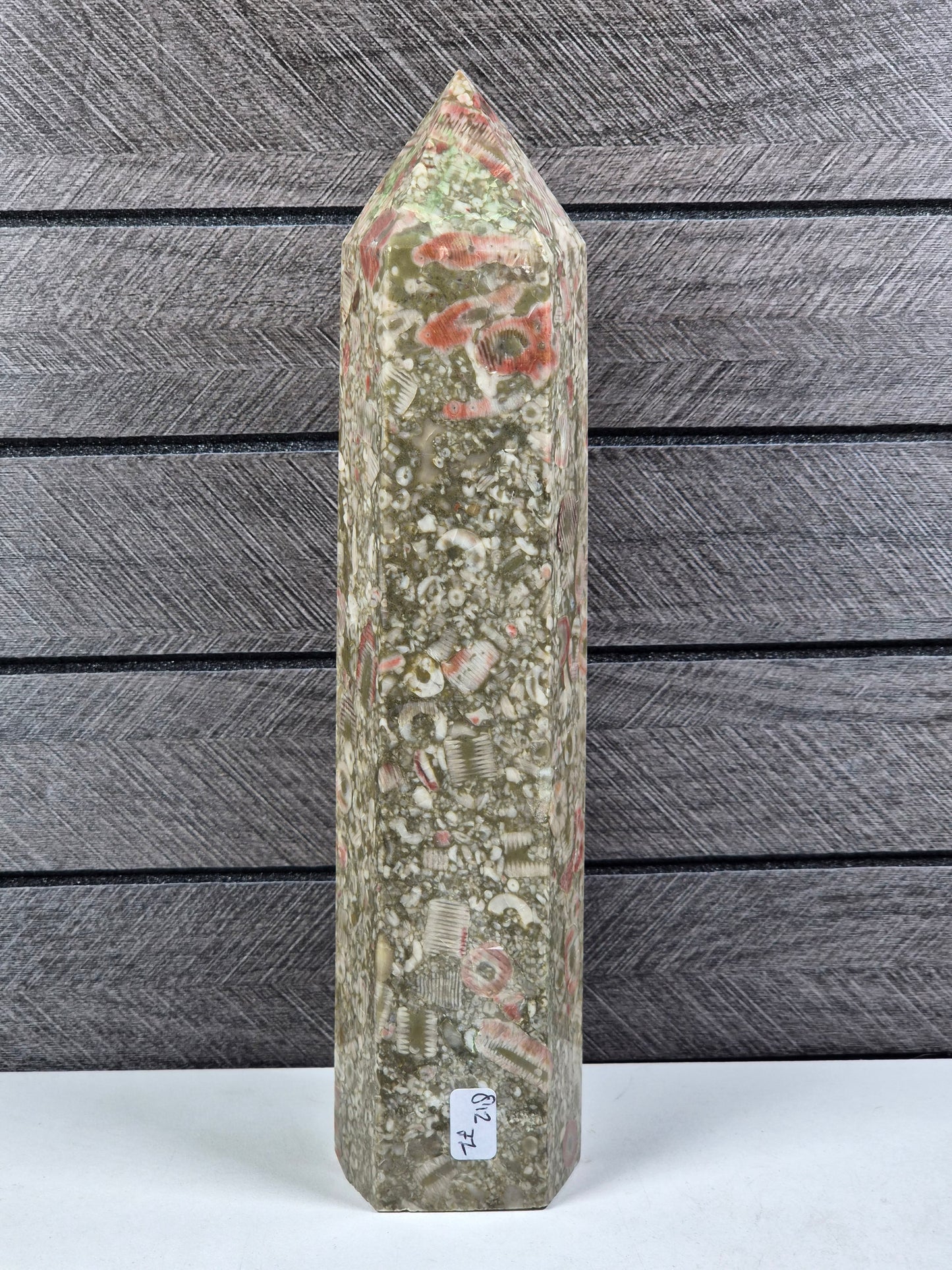 Fossiel Jaspis Toren 812 gram
