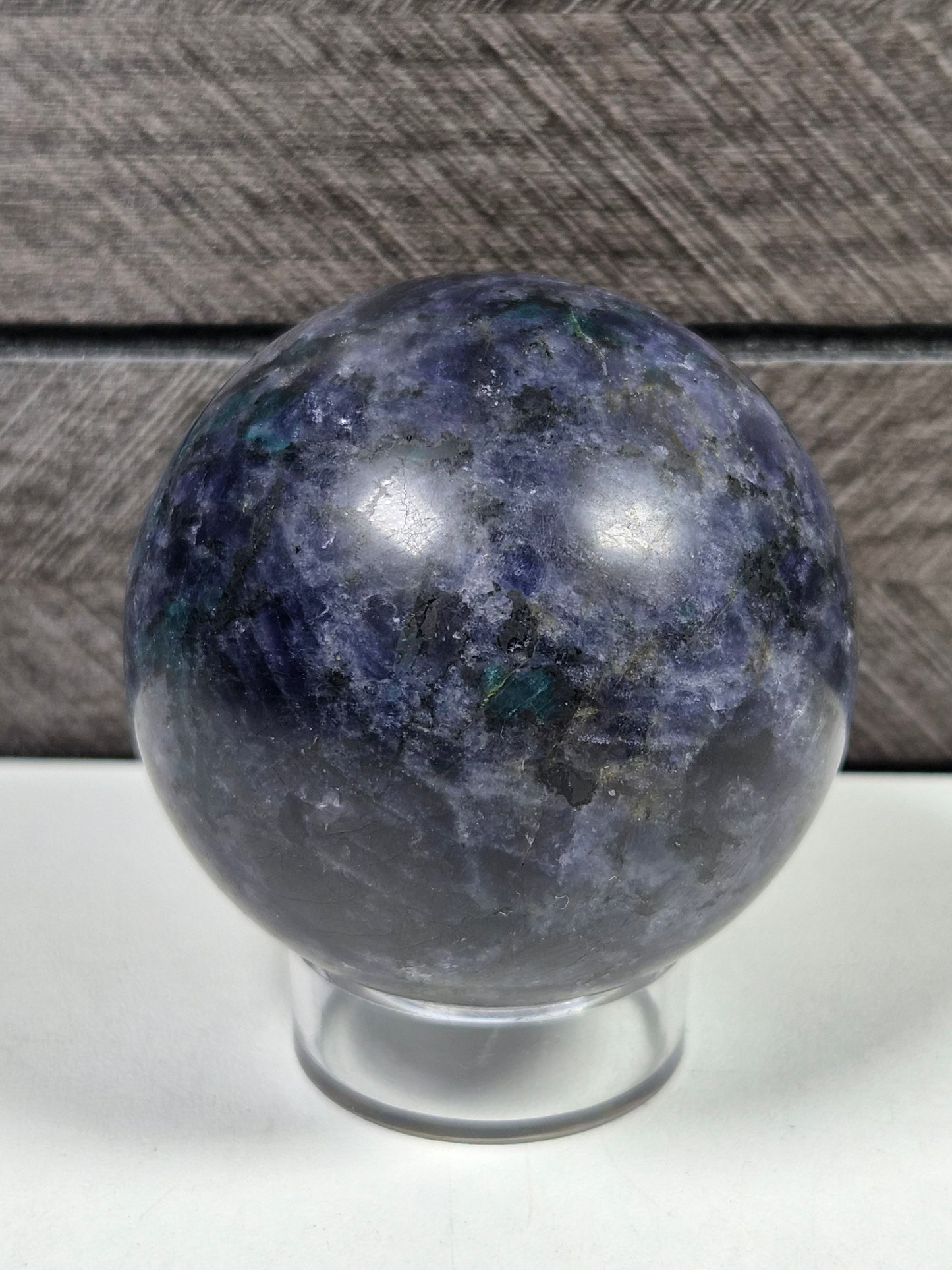 Cordieriet/Blauwe Apatiet bol 232 gram