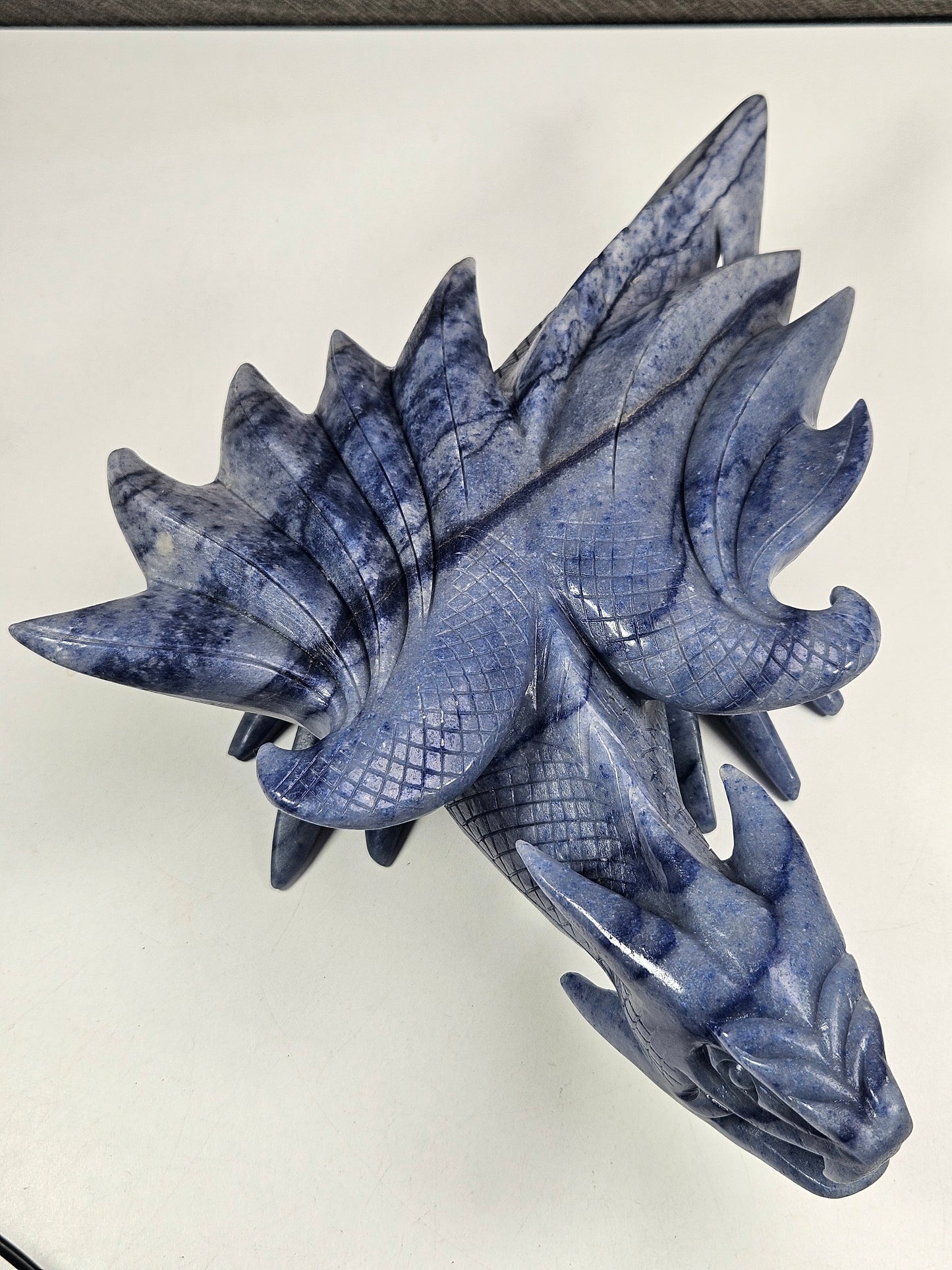 Blauwe Aventurijn Draak 2980 gram