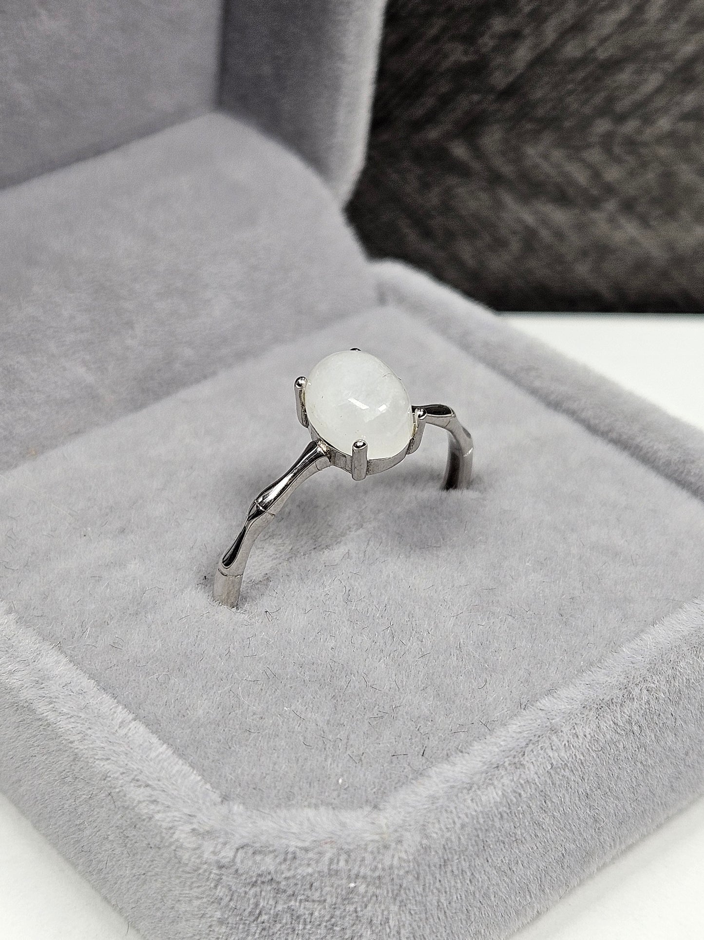 Maansteen s925(zilver) verstelbare ring nr3