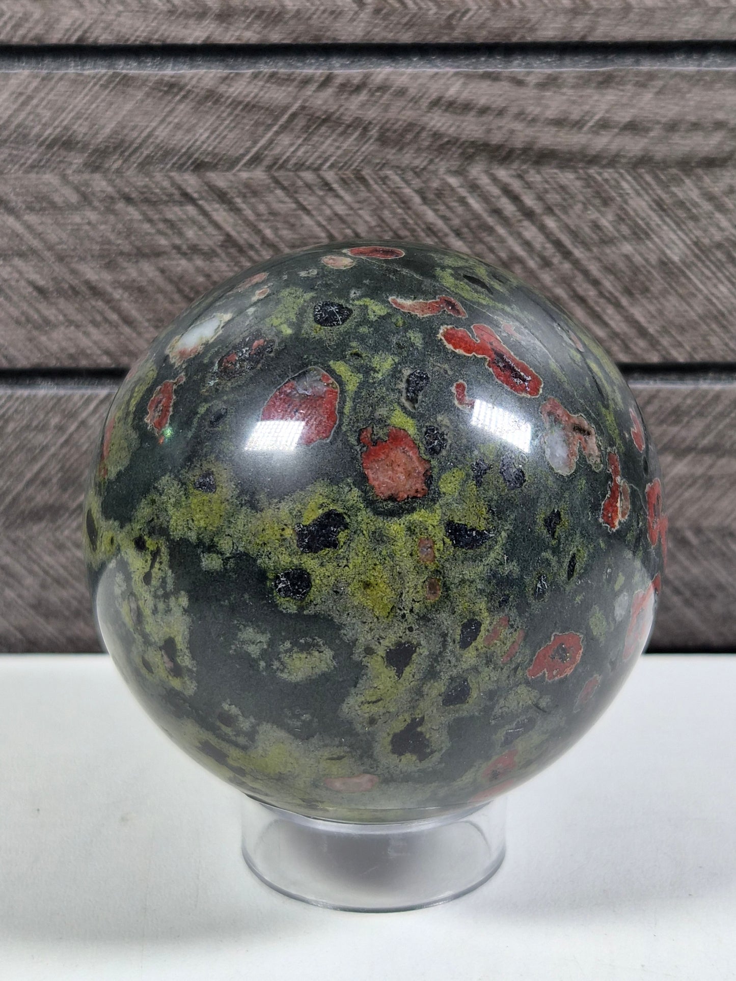 Pruimenbloesem Jaspis bol 436 gram