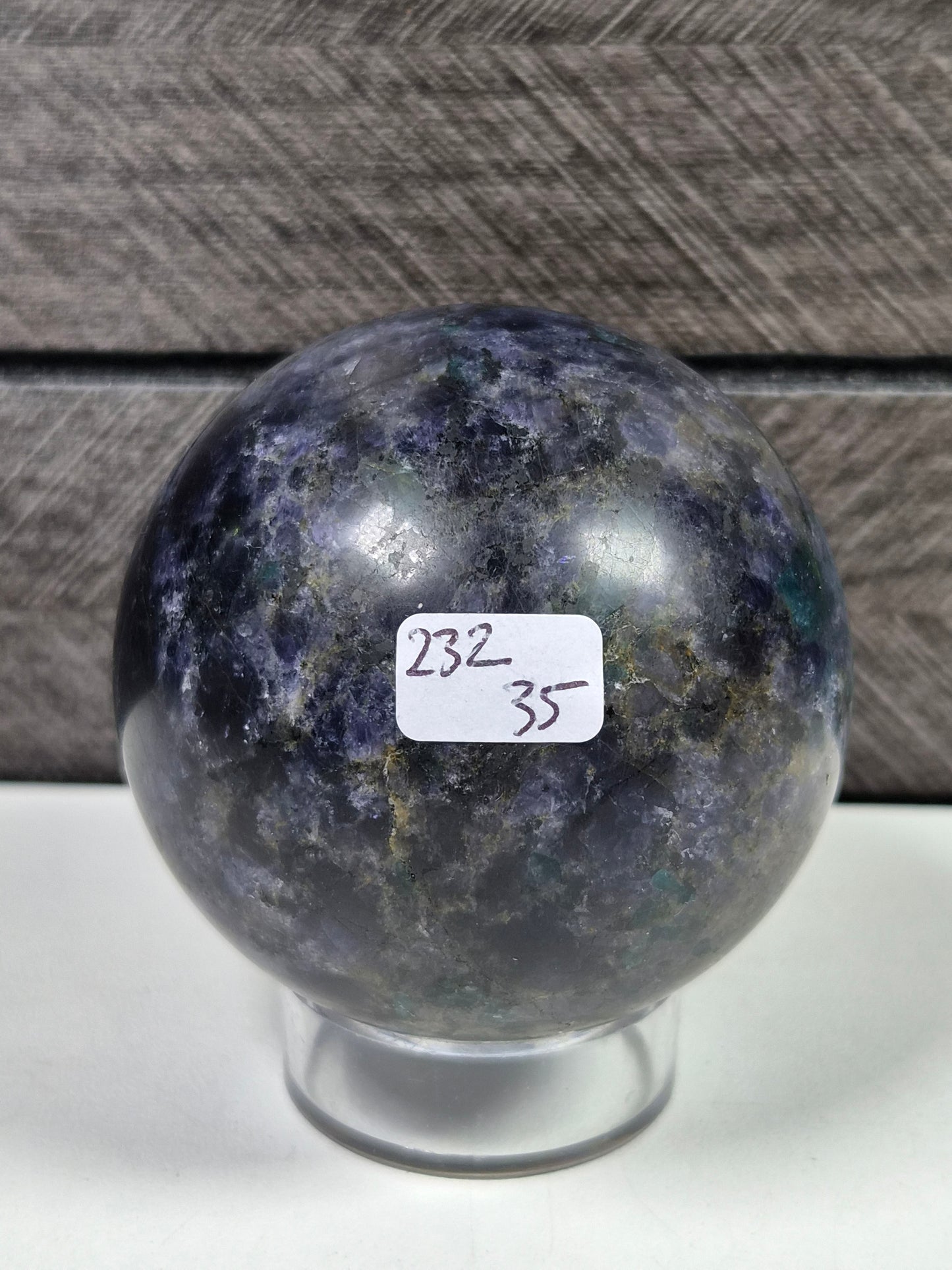 Cordieriet/Blauwe Apatiet bol 232 gram