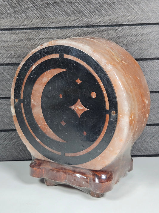 Zoutlamp Maan en Sterren