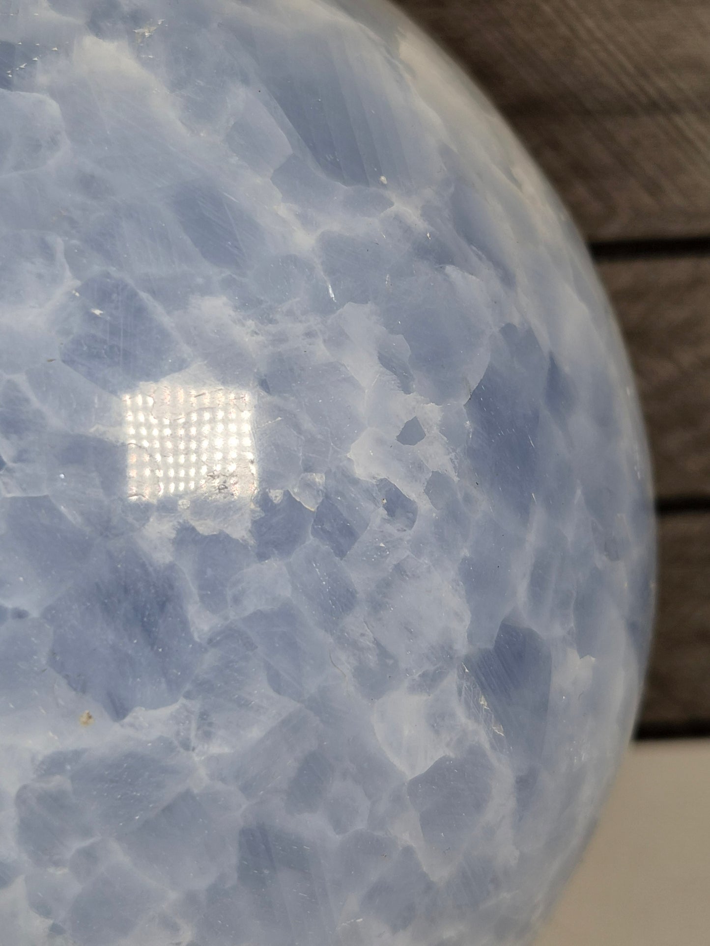 Blauwe Calciet bol 4868 gram