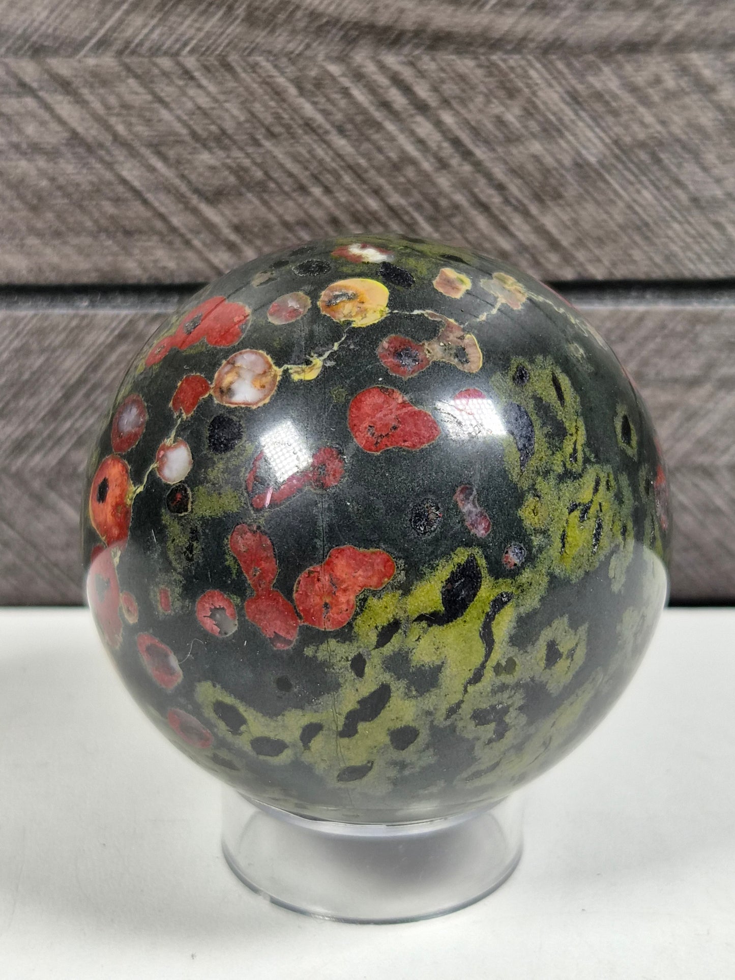 Pruimenbloesem Jaspis bol 294 gram
