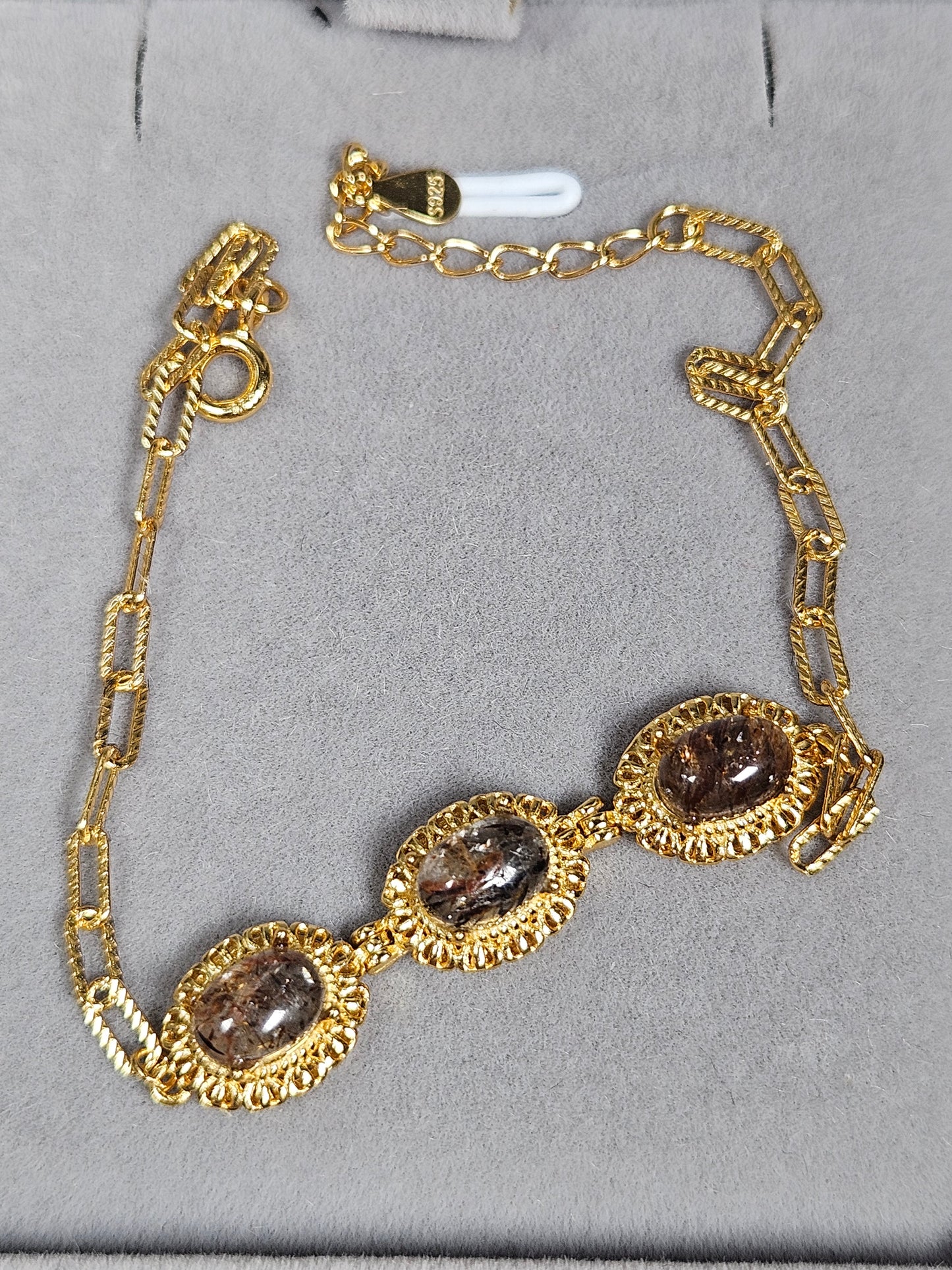 Rutiel armband s925(verguld) nr40