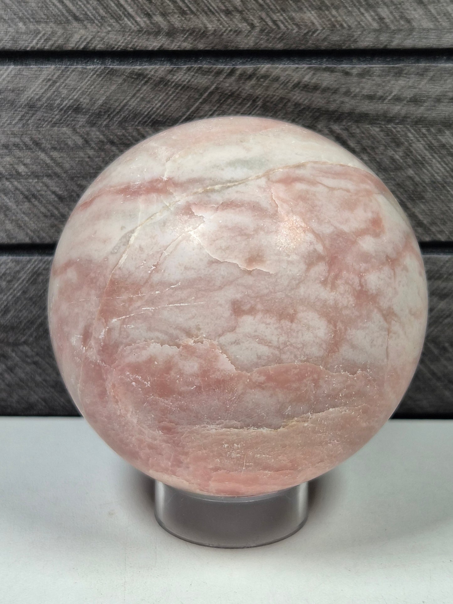 Roze Opaal bol 580 gram