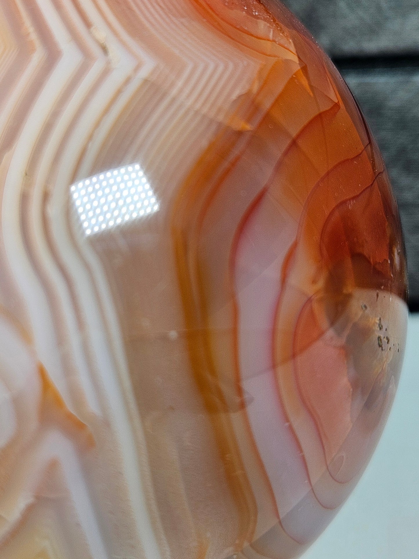 Carneool bol 592 gram