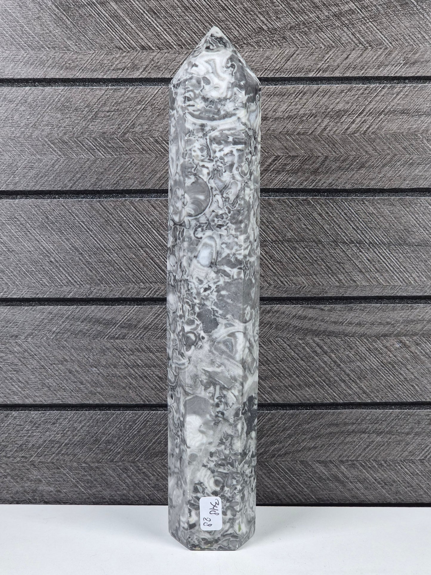 Fossiel Jaspis Toren 348 gram