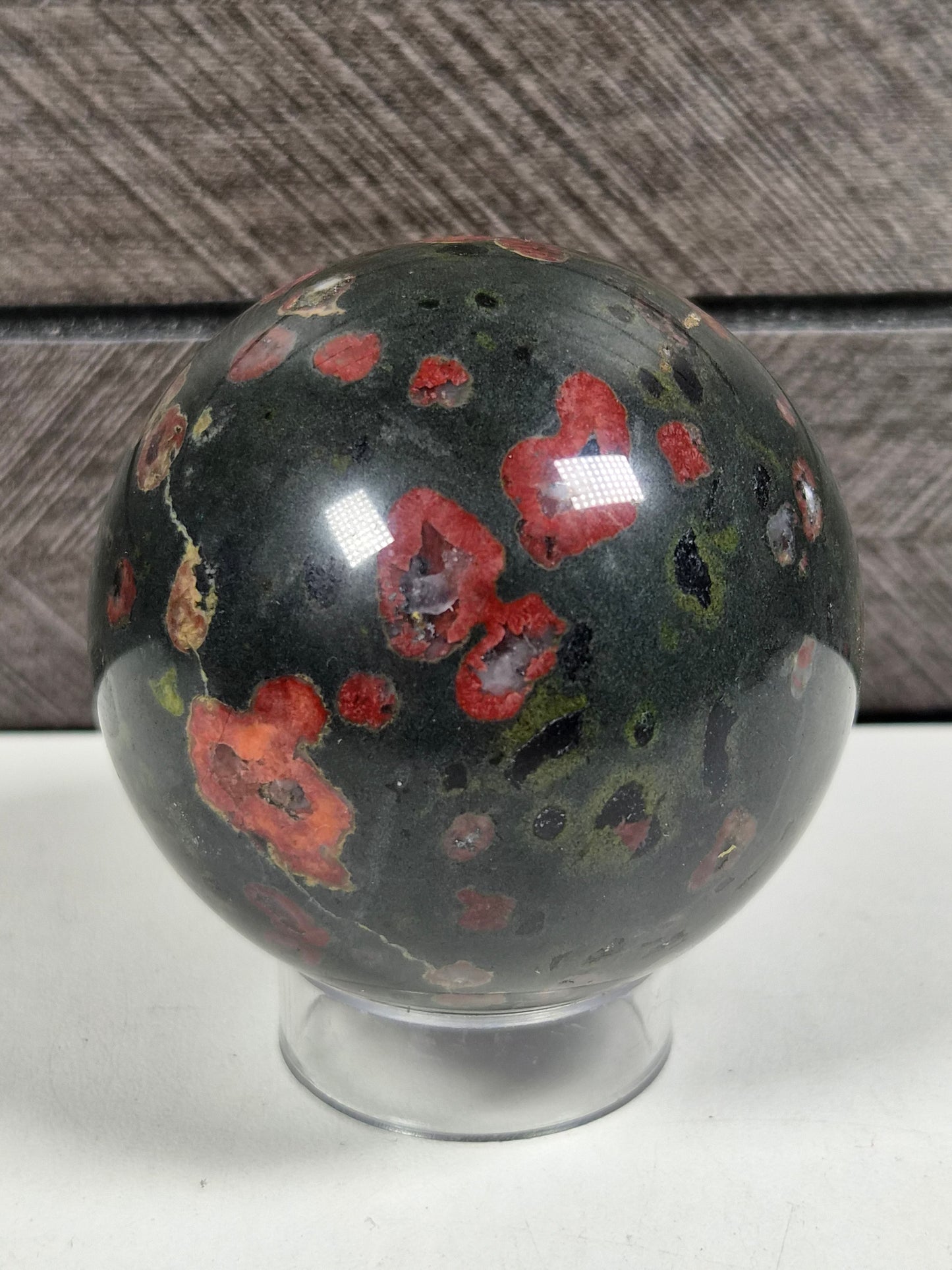 Pruimenbloesem Jaspis bol 294 gram