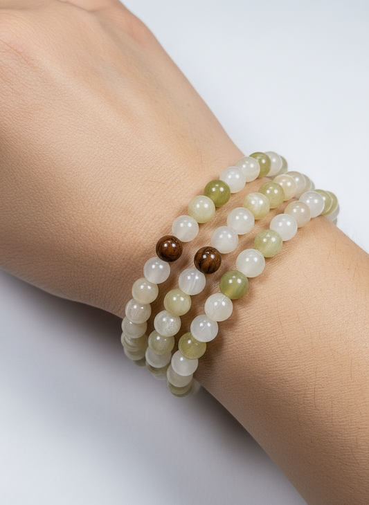 Afghaanse jade armband 6mm