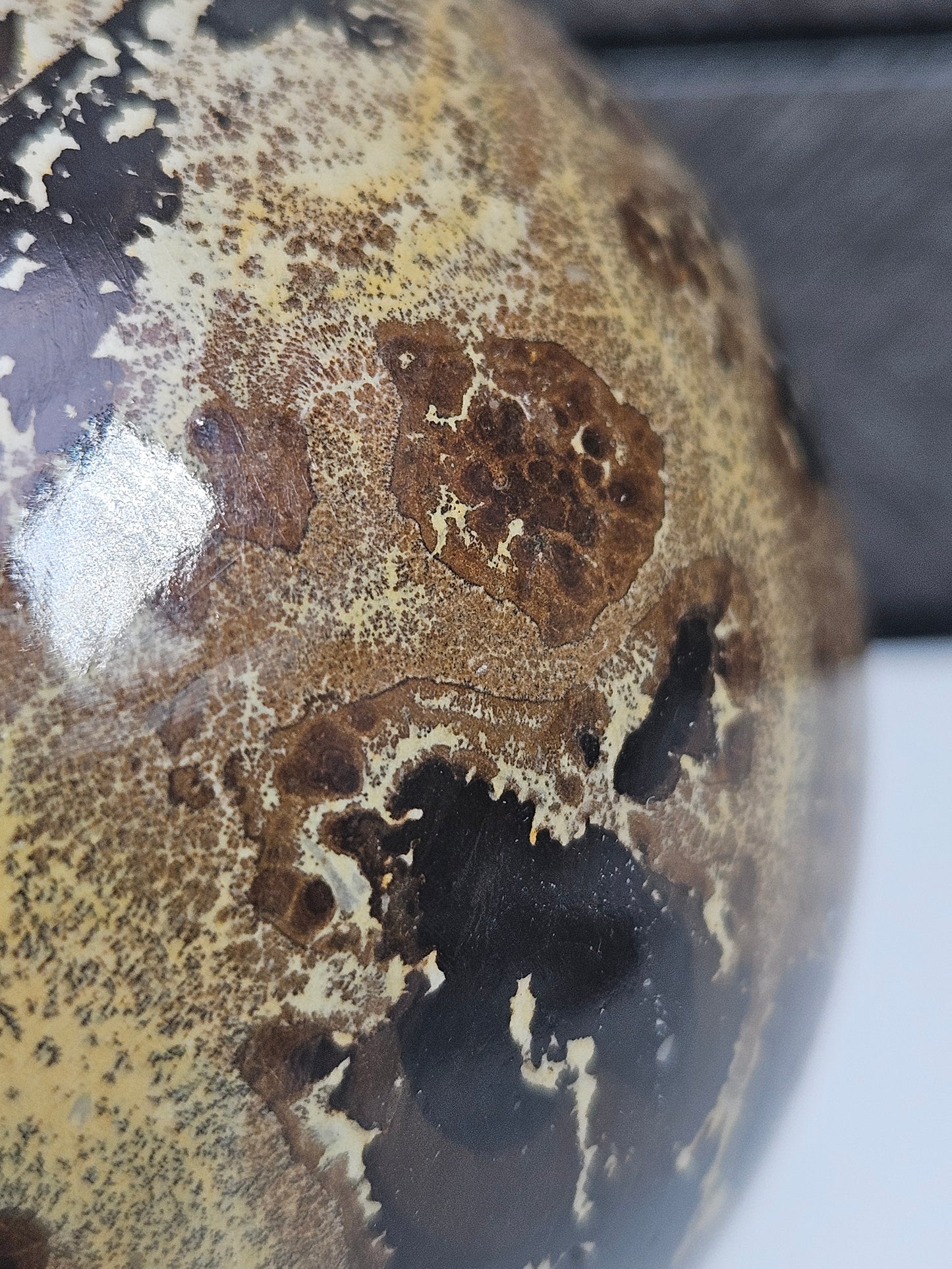 Landschap Jaspis bol 504 gram