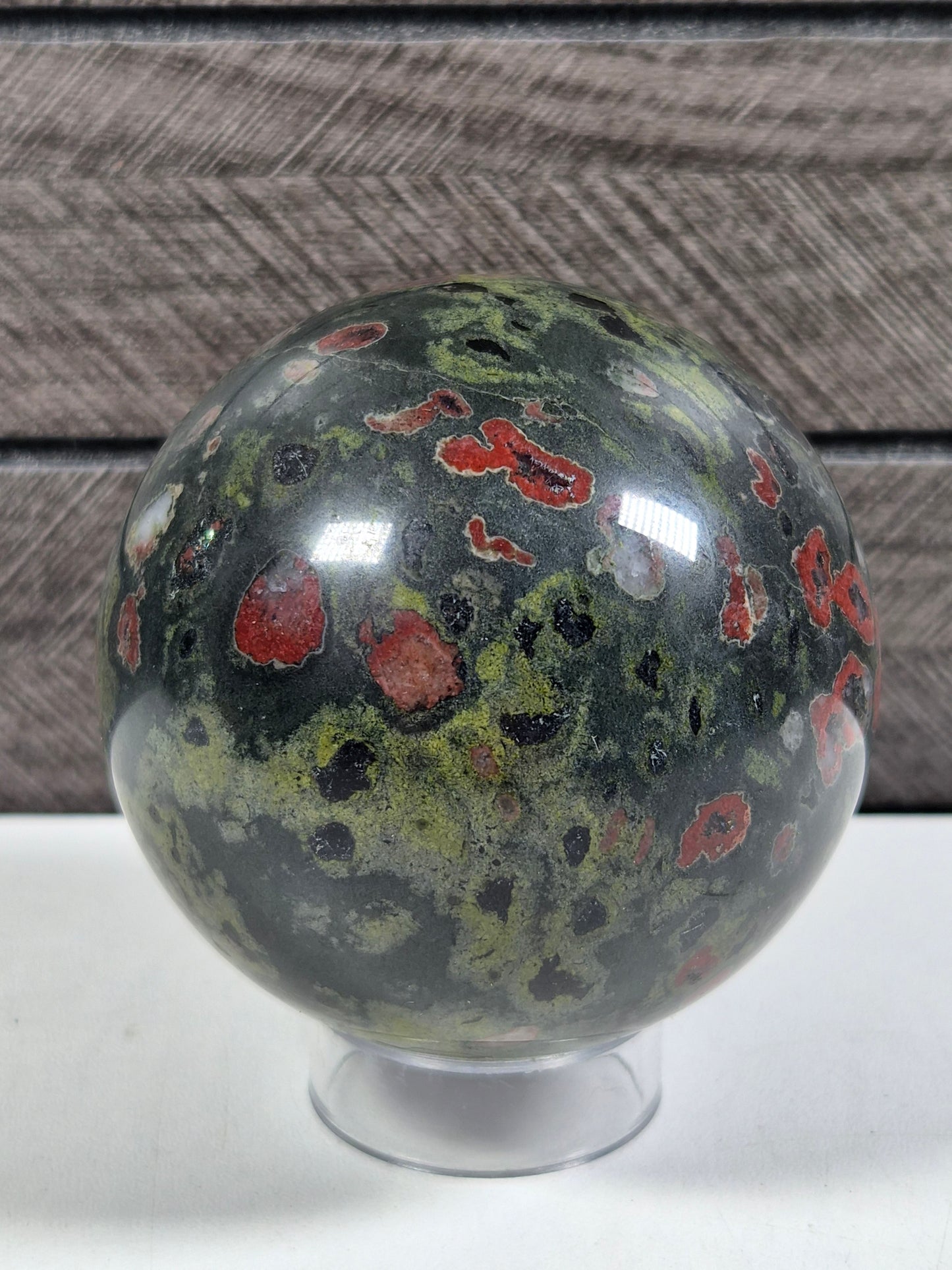 Pruimenbloesem Jaspis bol 436 gram