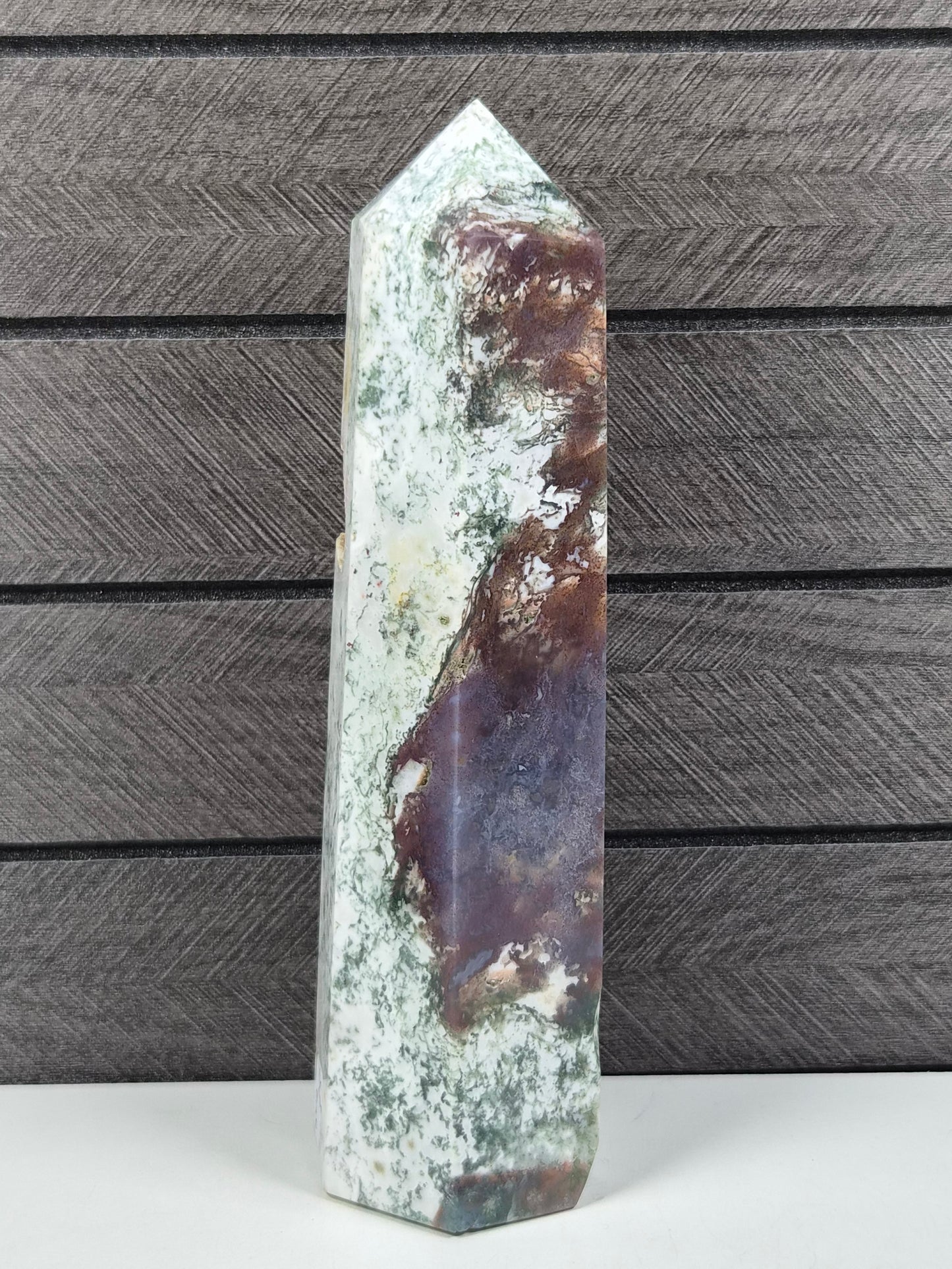 Mosagaat/Oceaan Jaspis Toren 502 gram