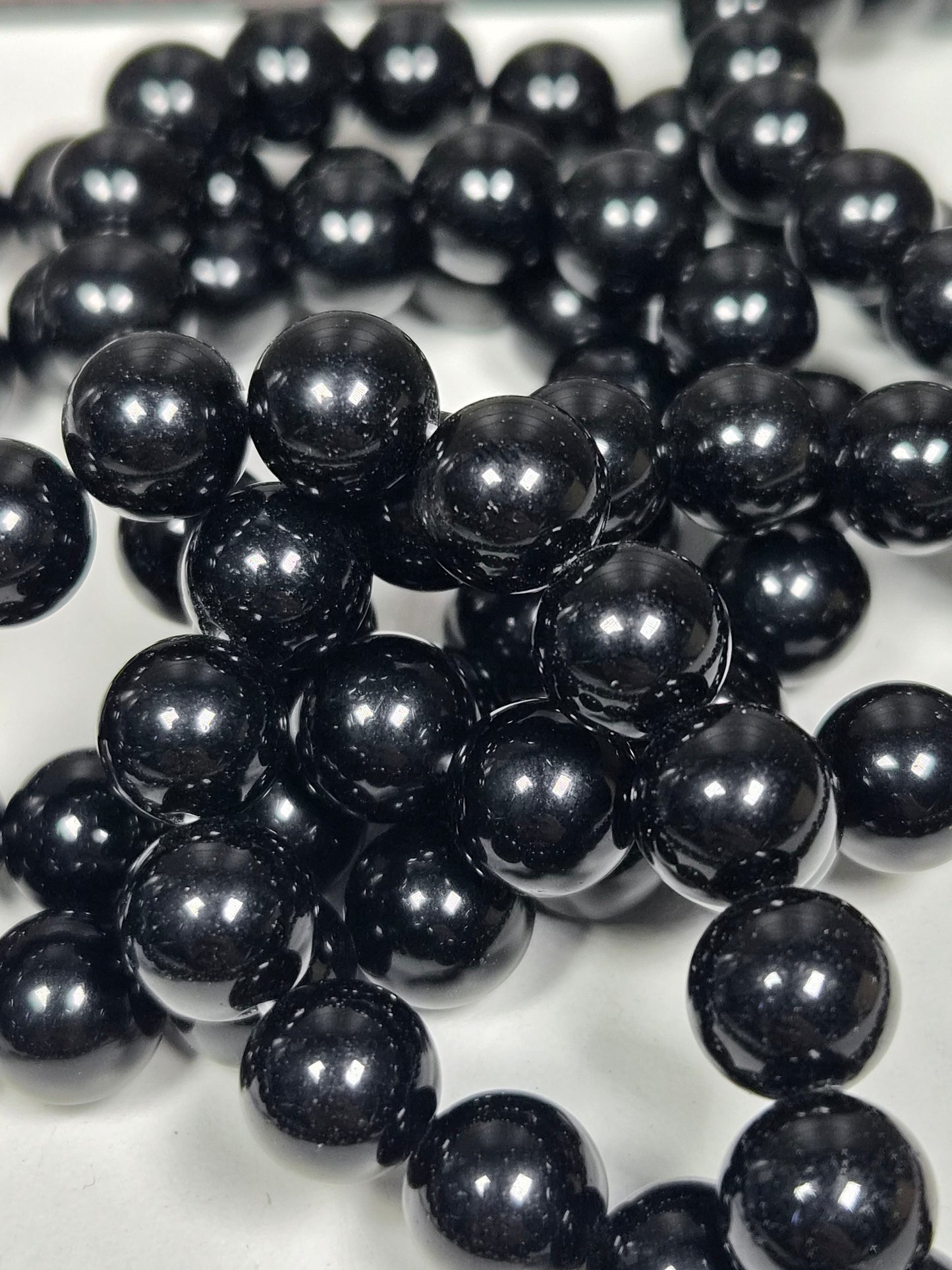 Obsidiaan armband 10mm