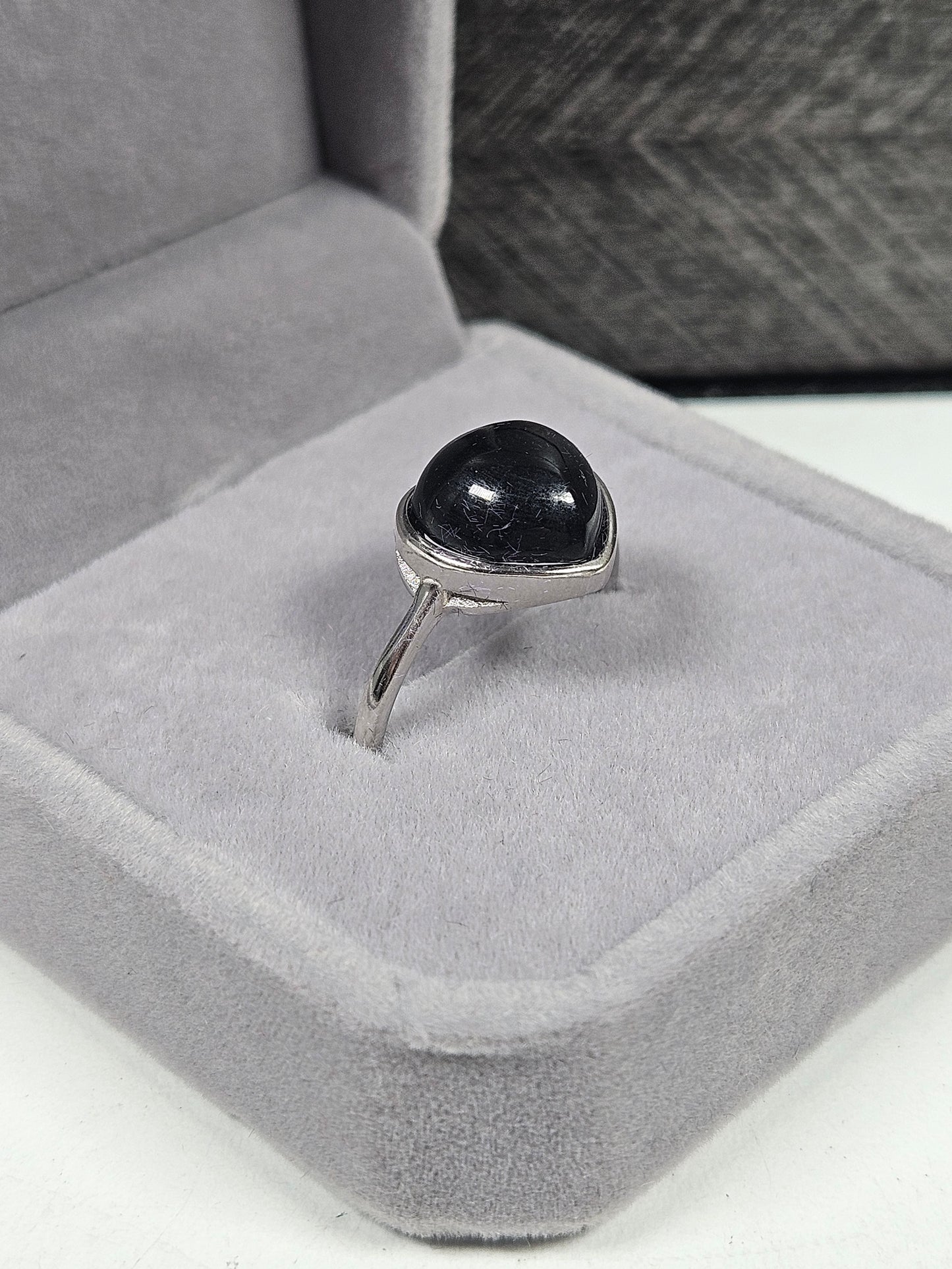 Hypersteen s925 (zilver) verstelbare ring nr32