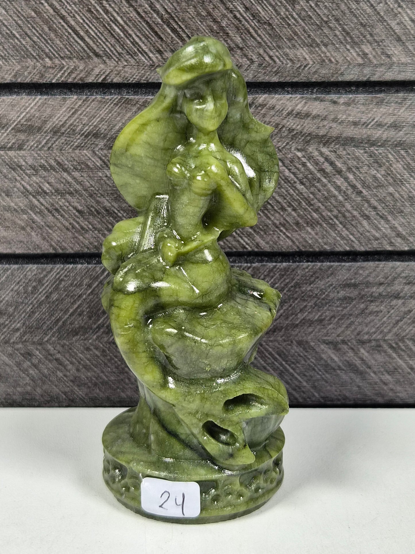 Groene Jade De kleine Zeemeermin 196 gram