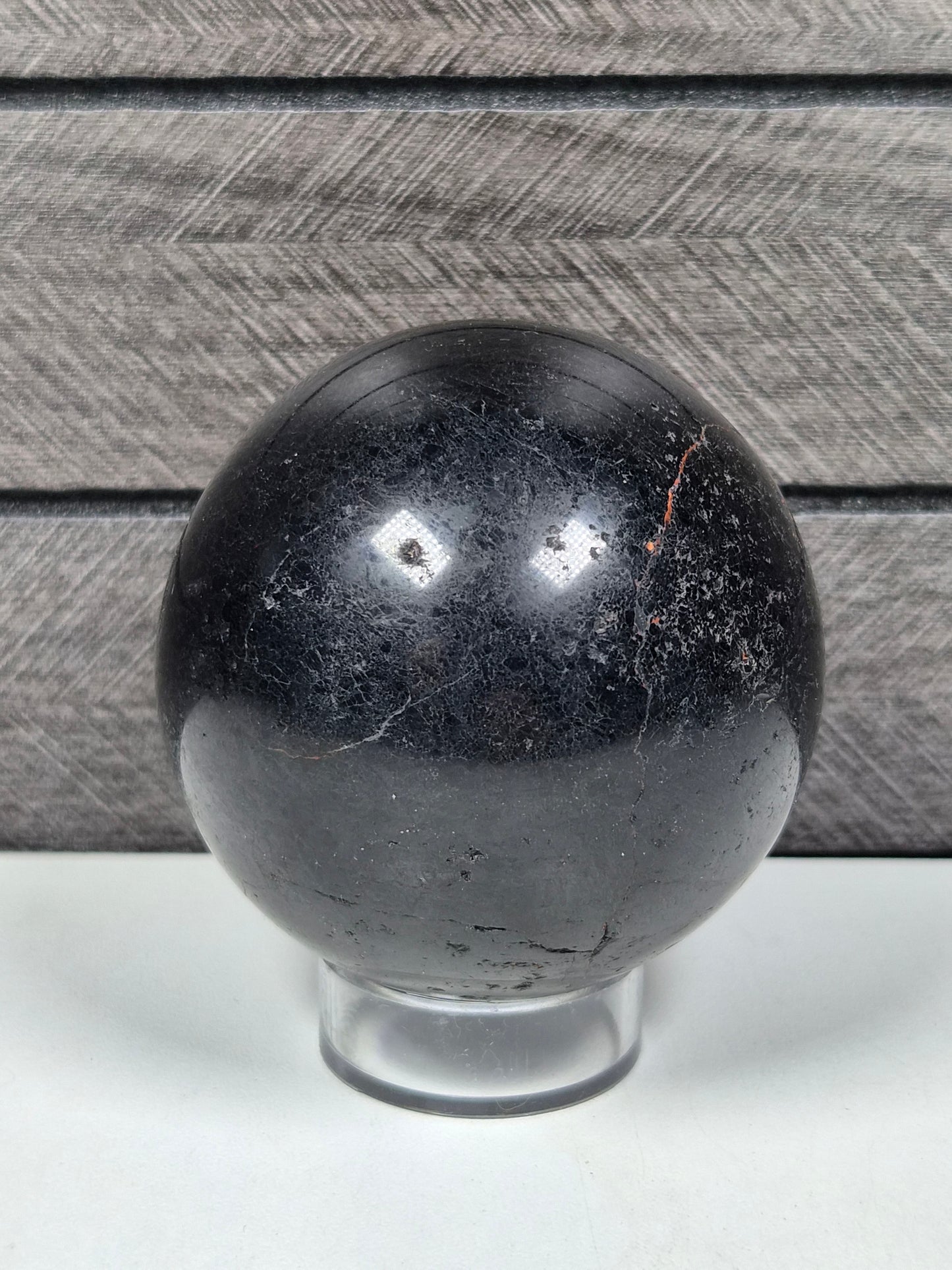 Zwarte Toermalijn bol 416 gram