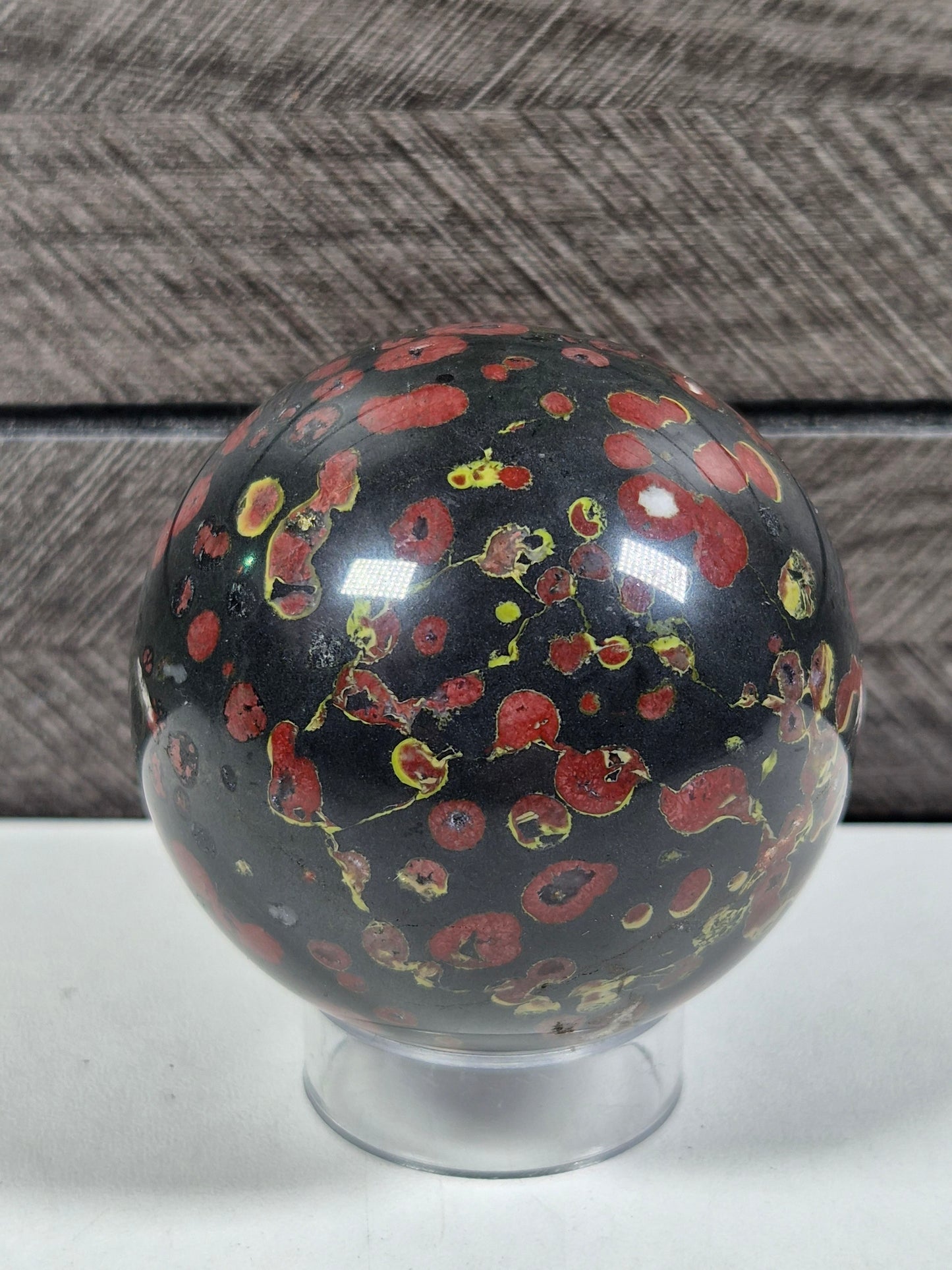 Pruimenbloesem Jaspis bol 280 gram