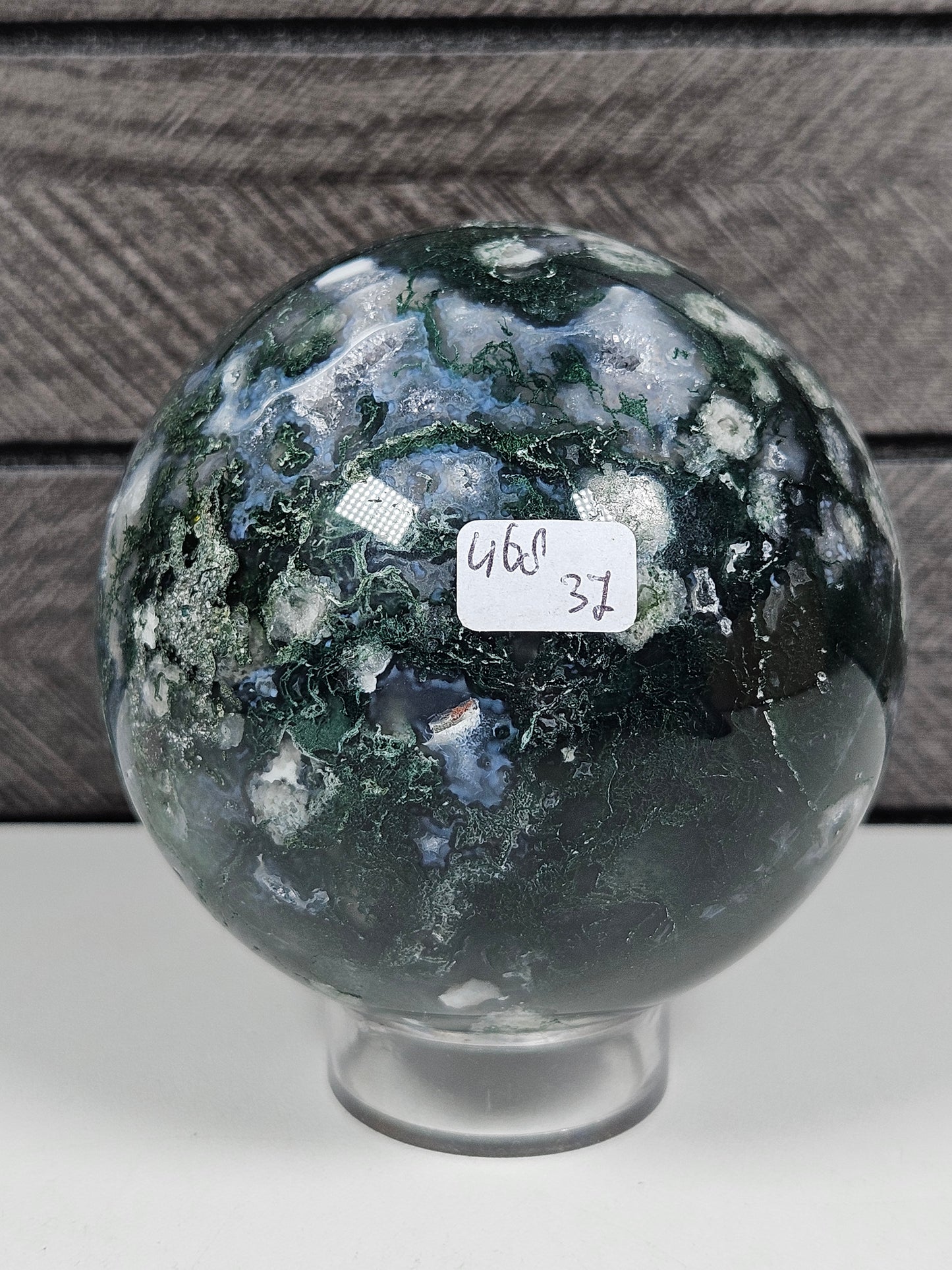 Mosagaat en Calciet bol 468 gram