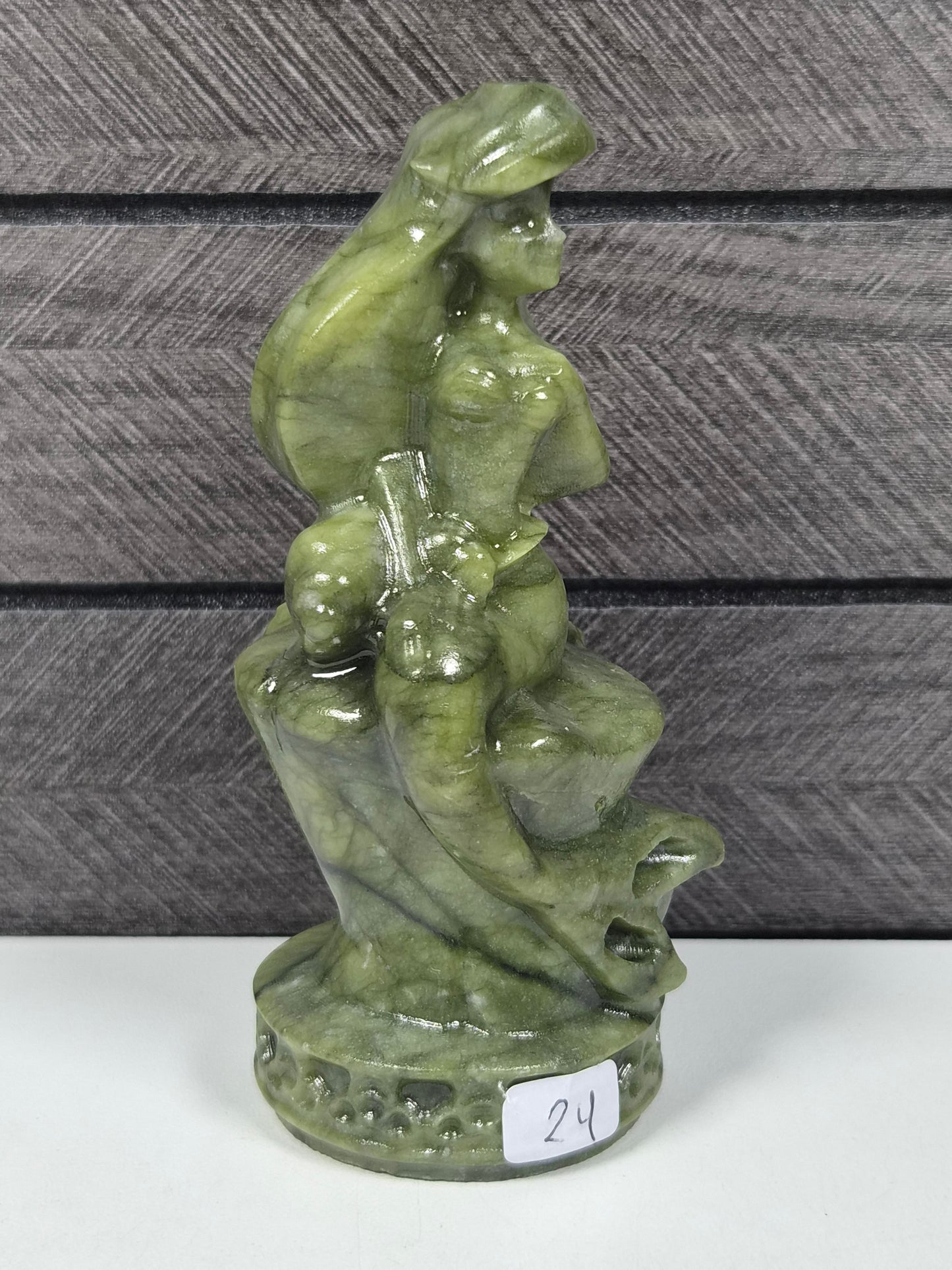 Groene Jade De kleine Zeemeermin 196 gram