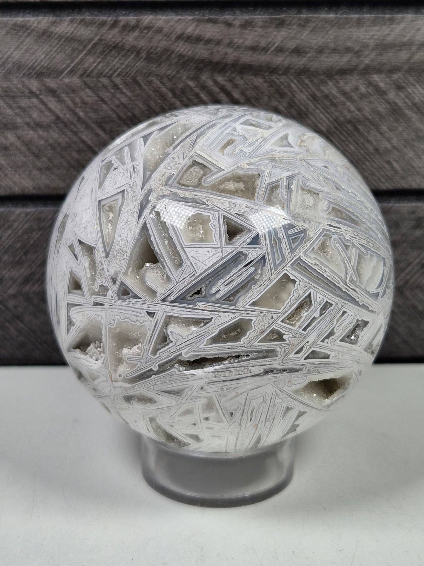 Witte Crazy Lace bol 360 gram