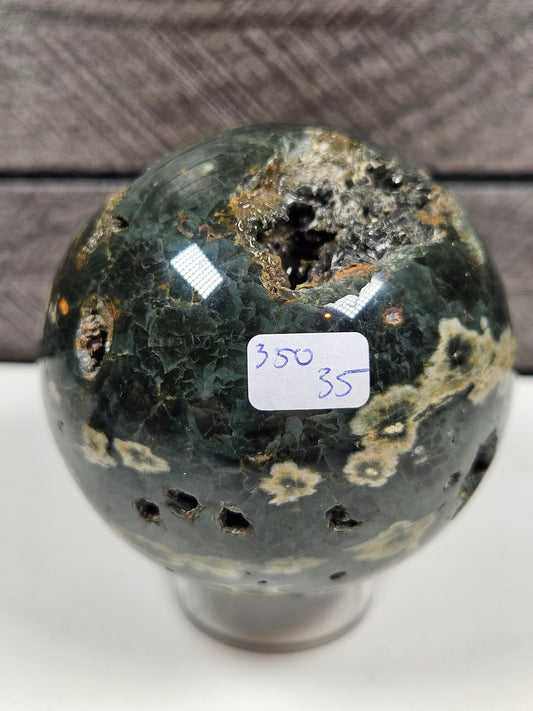 Oceaan jaspis bol 350 gram