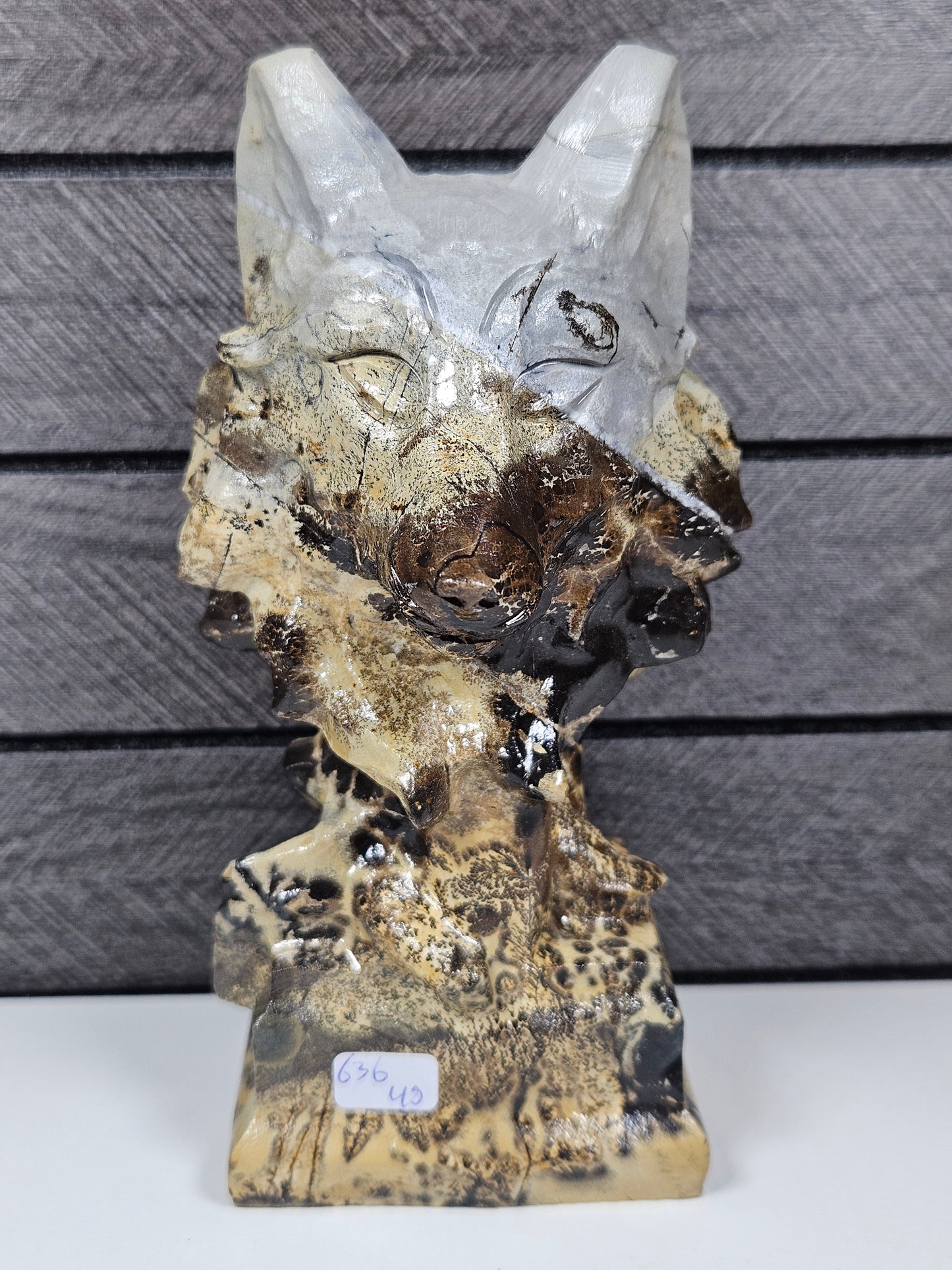 Landschap jaspis Wolf 636 gram