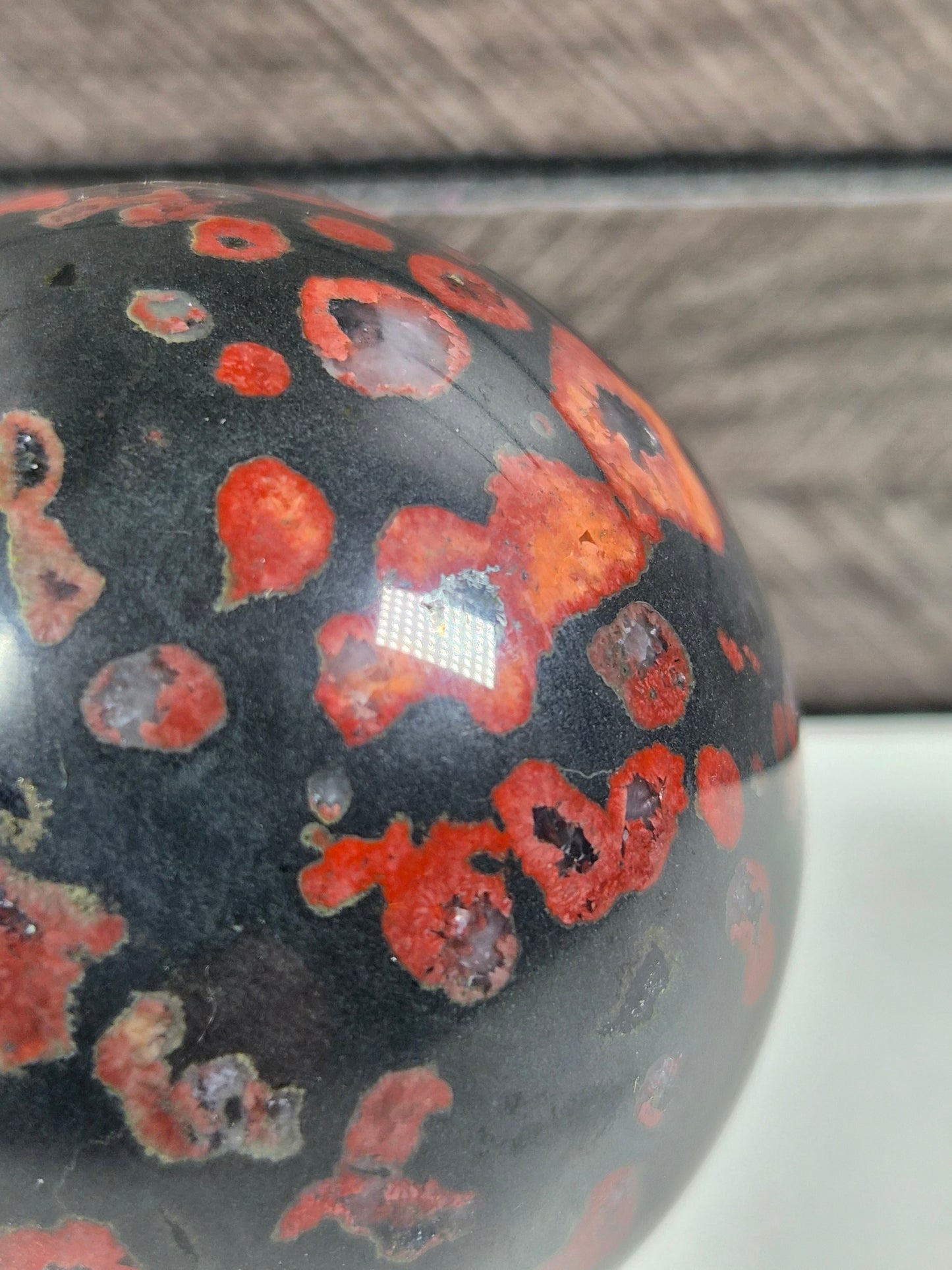 Pruimenbloesem Jaspis bol 290 gram