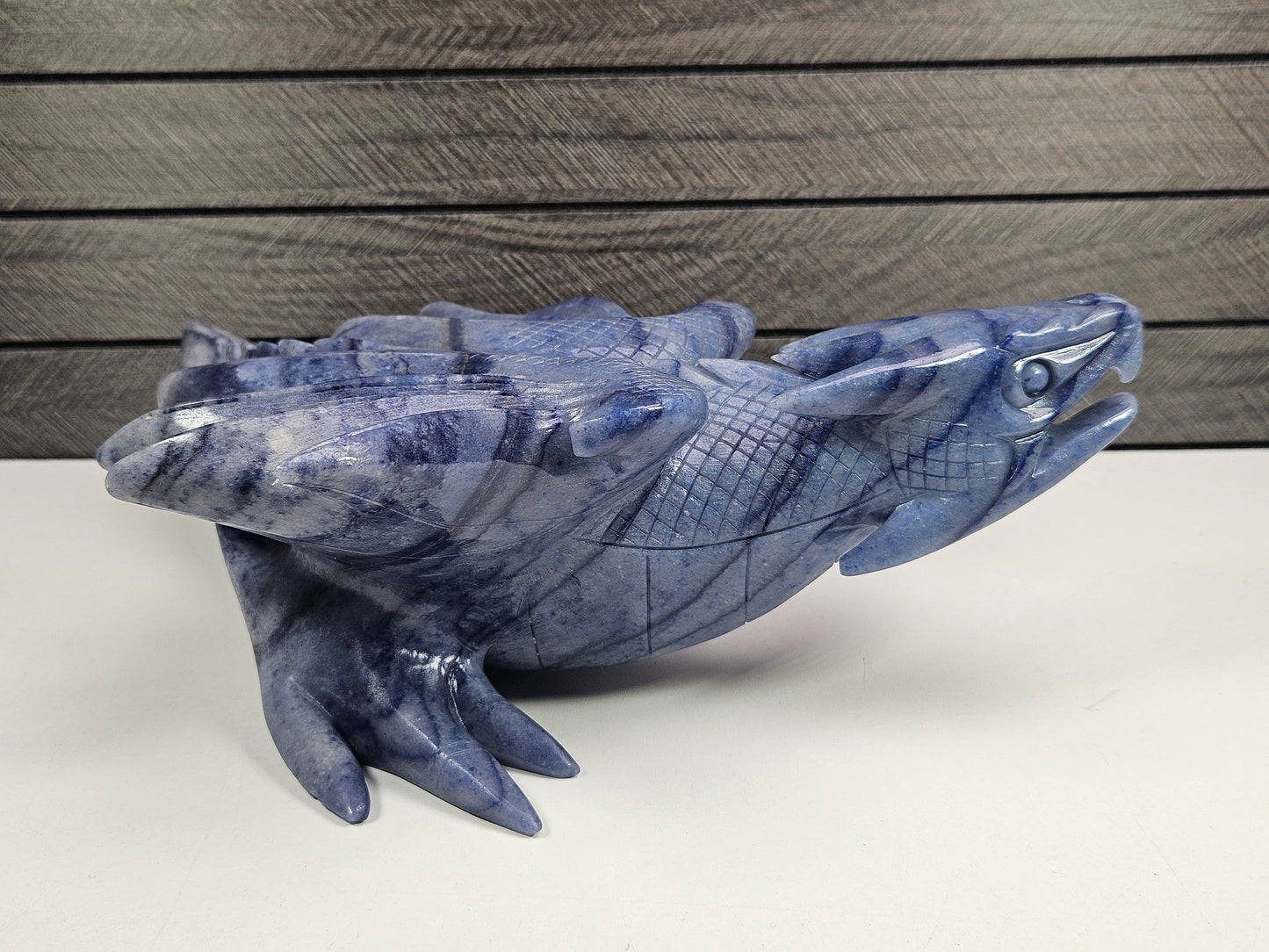 Blauwe Aventurijn Draak 2980 gram