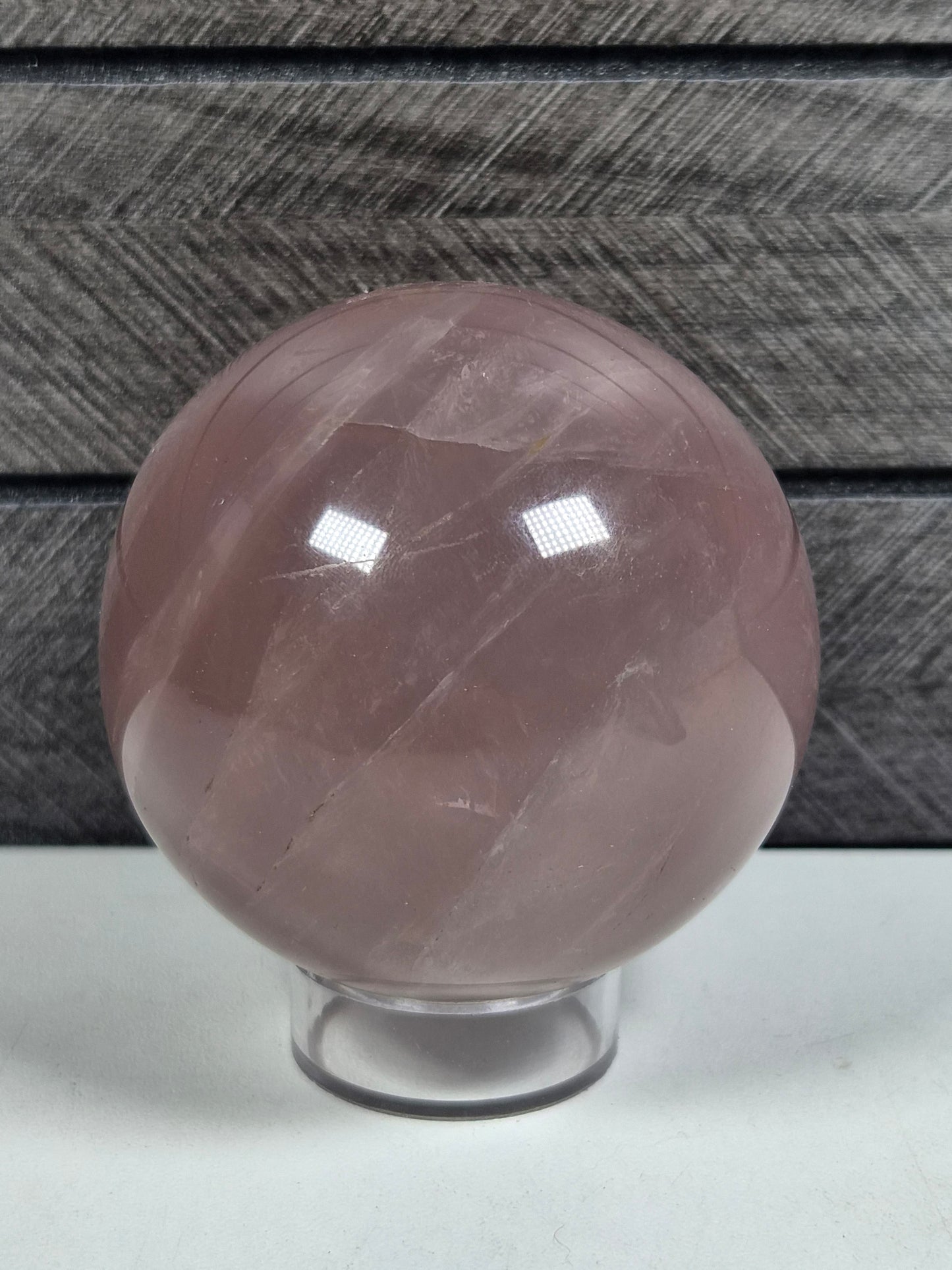 Rozenkwarts met Starflash bol 388 gram