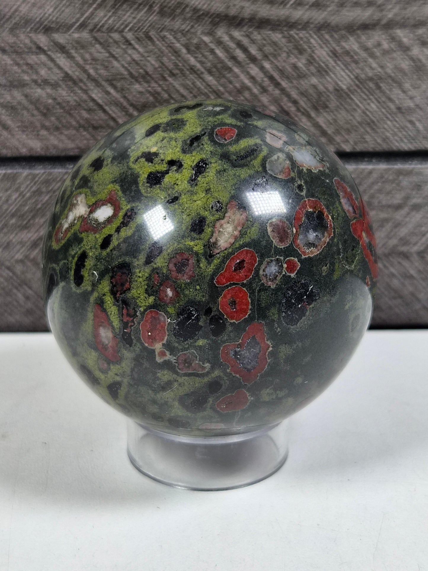 Pruimenbloesem Jaspis bol 360 gram