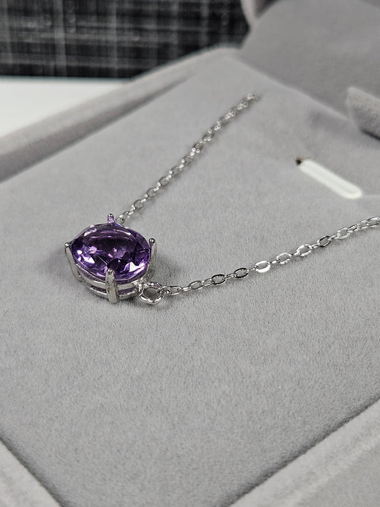 Amethist s925 (zilver) verstelbare armband nr 48