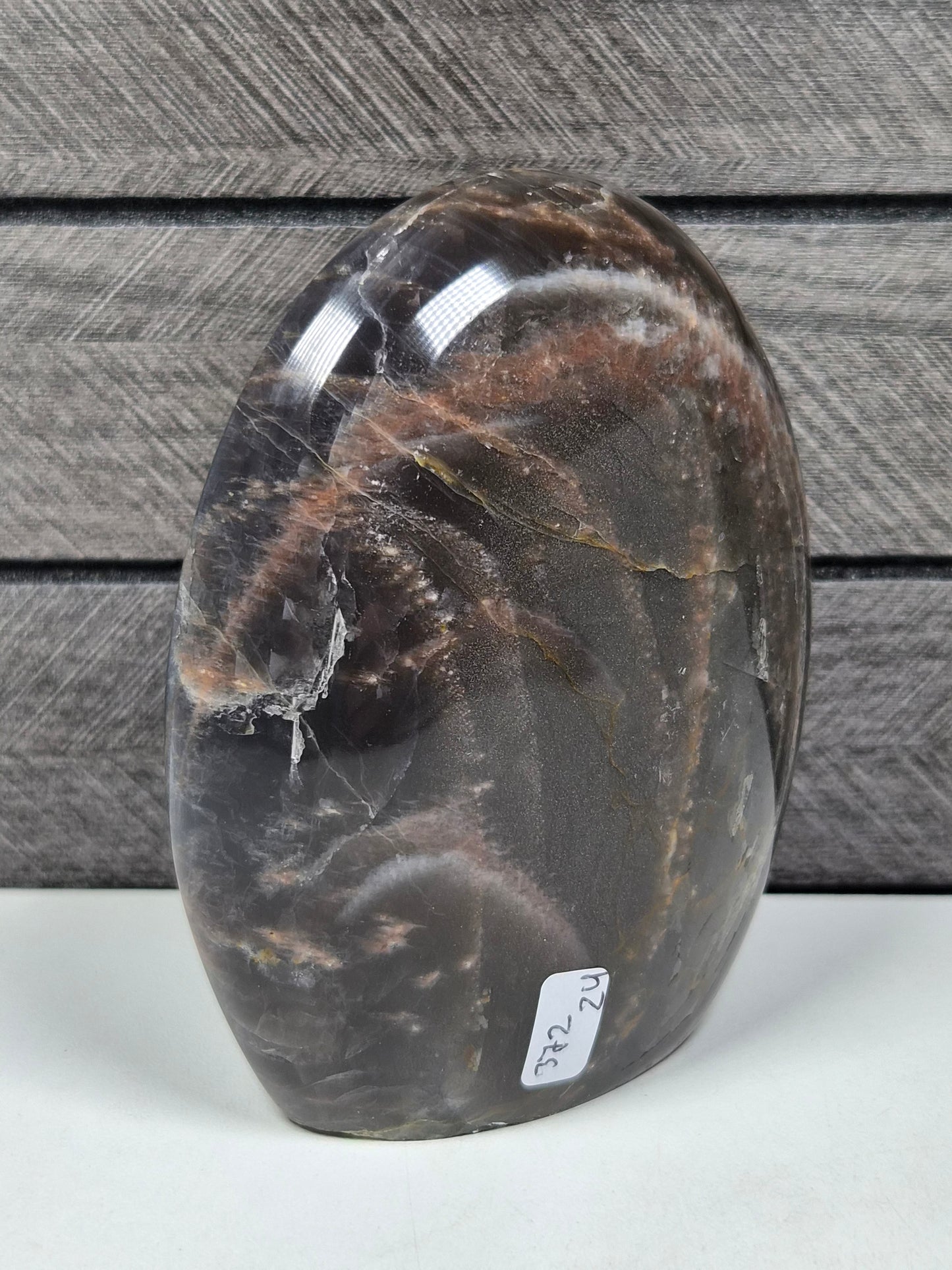 Zwarte Maansteen sculptuur 372 gram